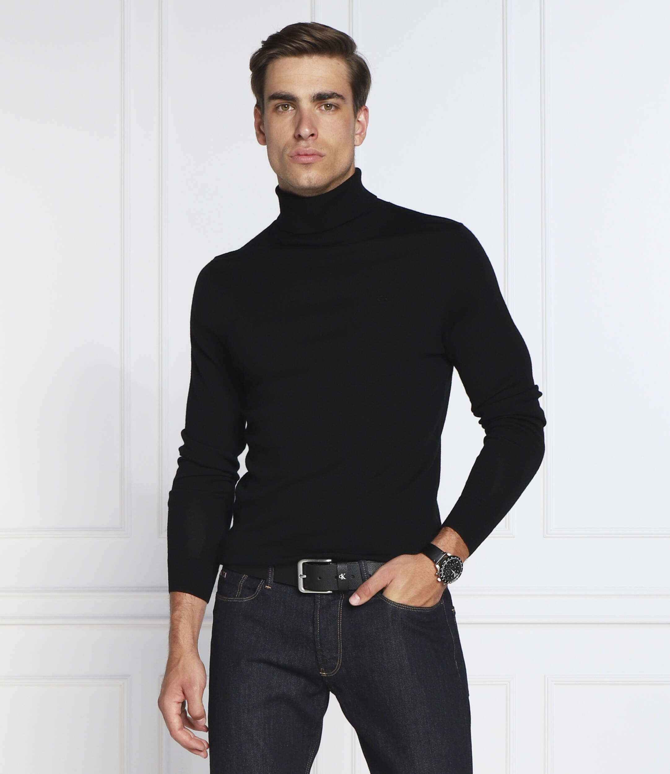 Calvin Klein de lână maletă | slim fit