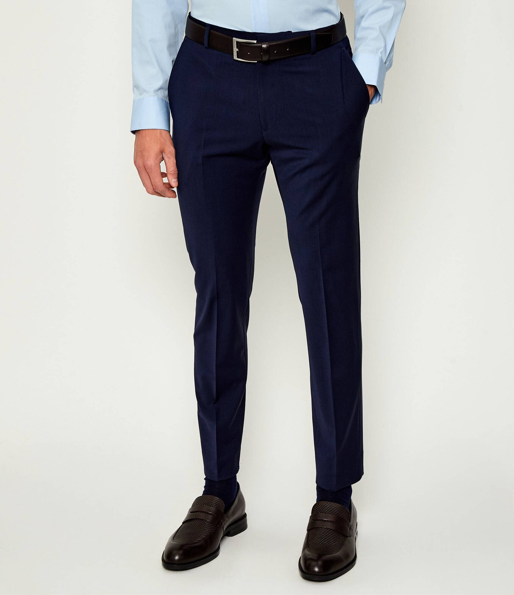 Calvin Klein De lână pantaloni | Slim Fit