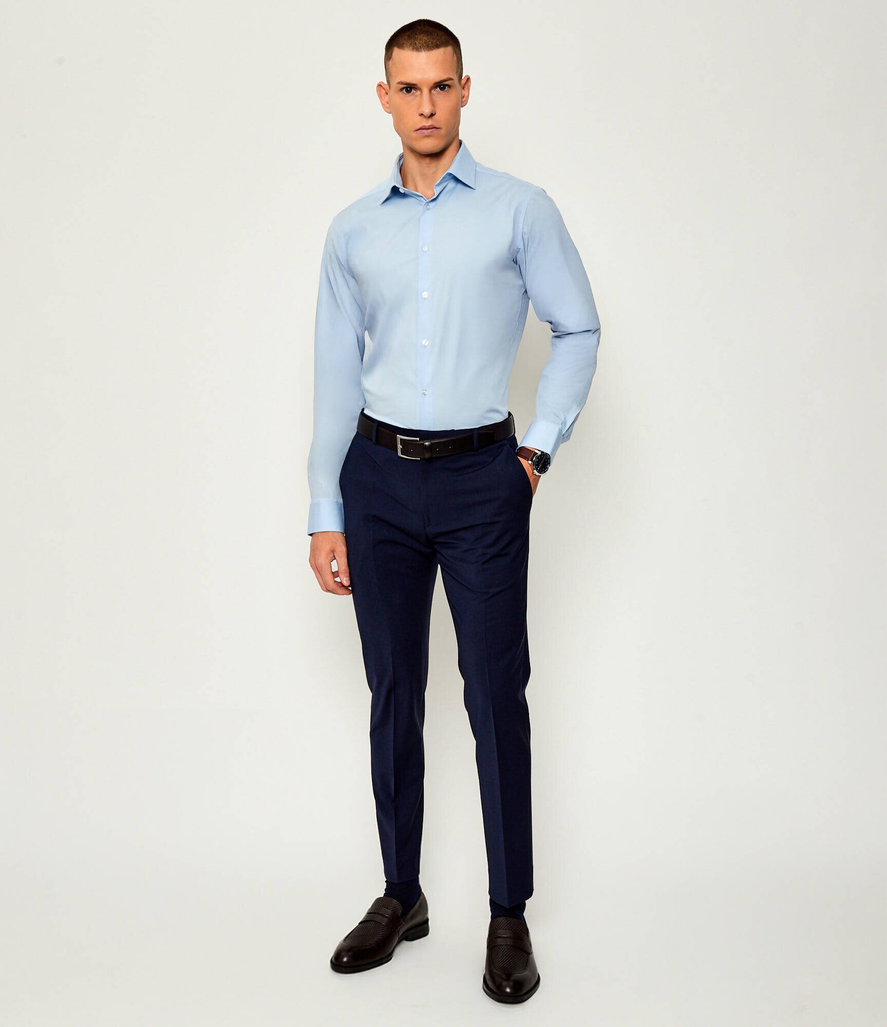 Calvin Klein De lână pantaloni | Slim Fit