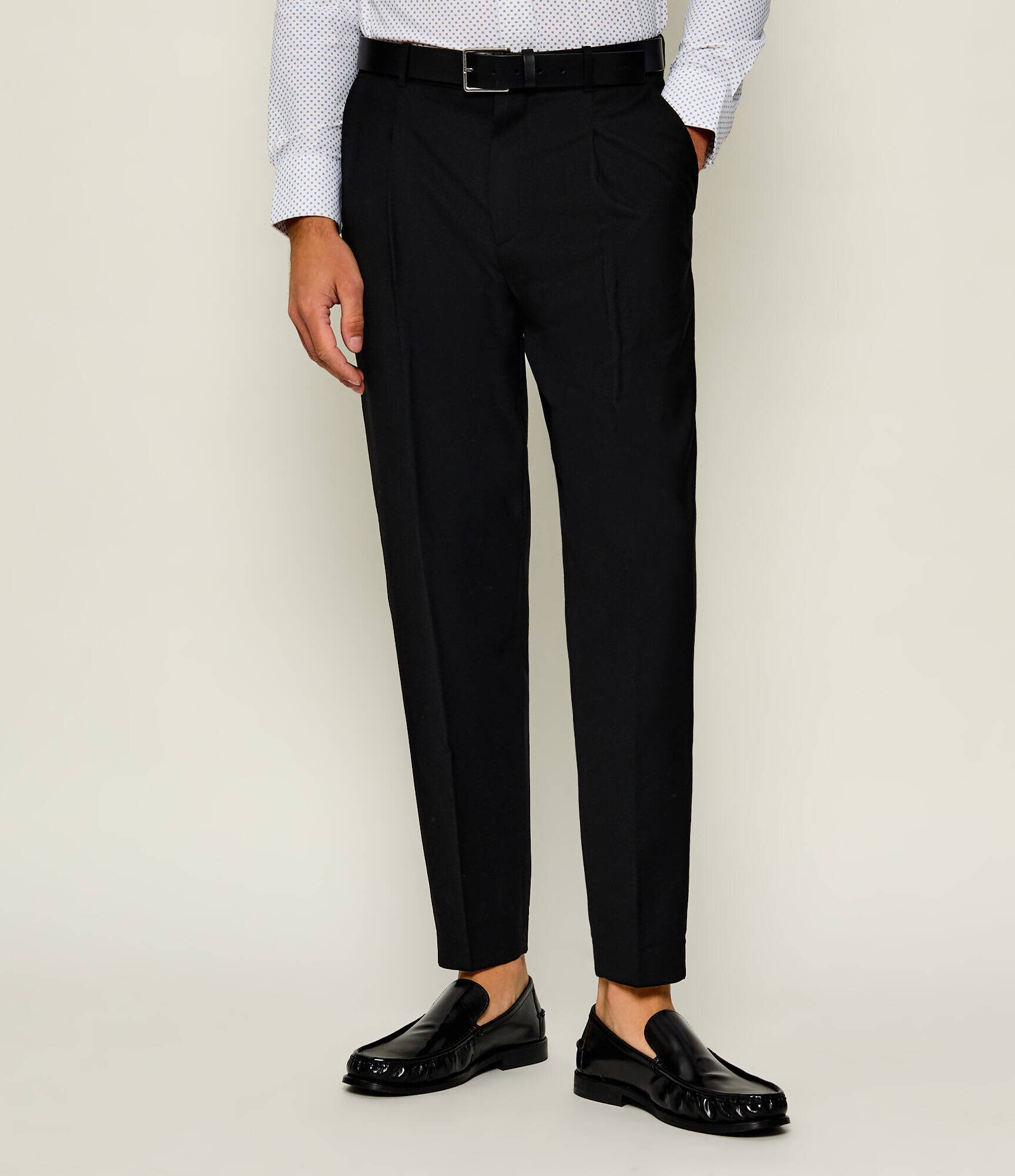 Calvin Klein De lână pantaloni | Slim Fit