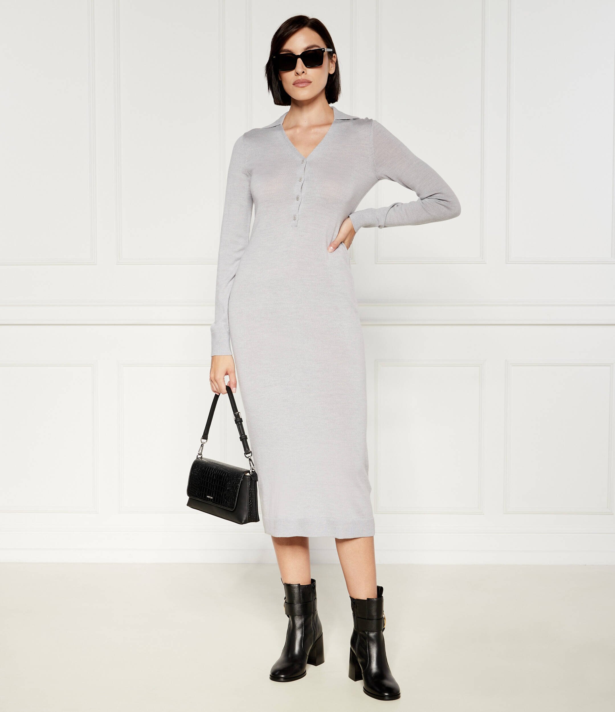 Calvin Klein De lână rochie