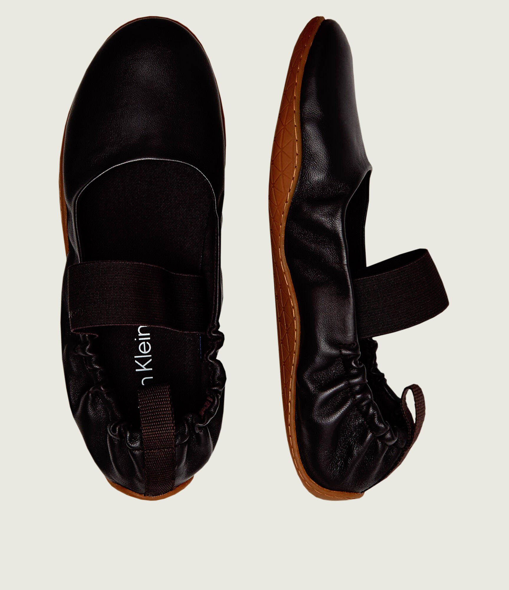 Calvin Klein De piele balerini Ballet Mary Jane