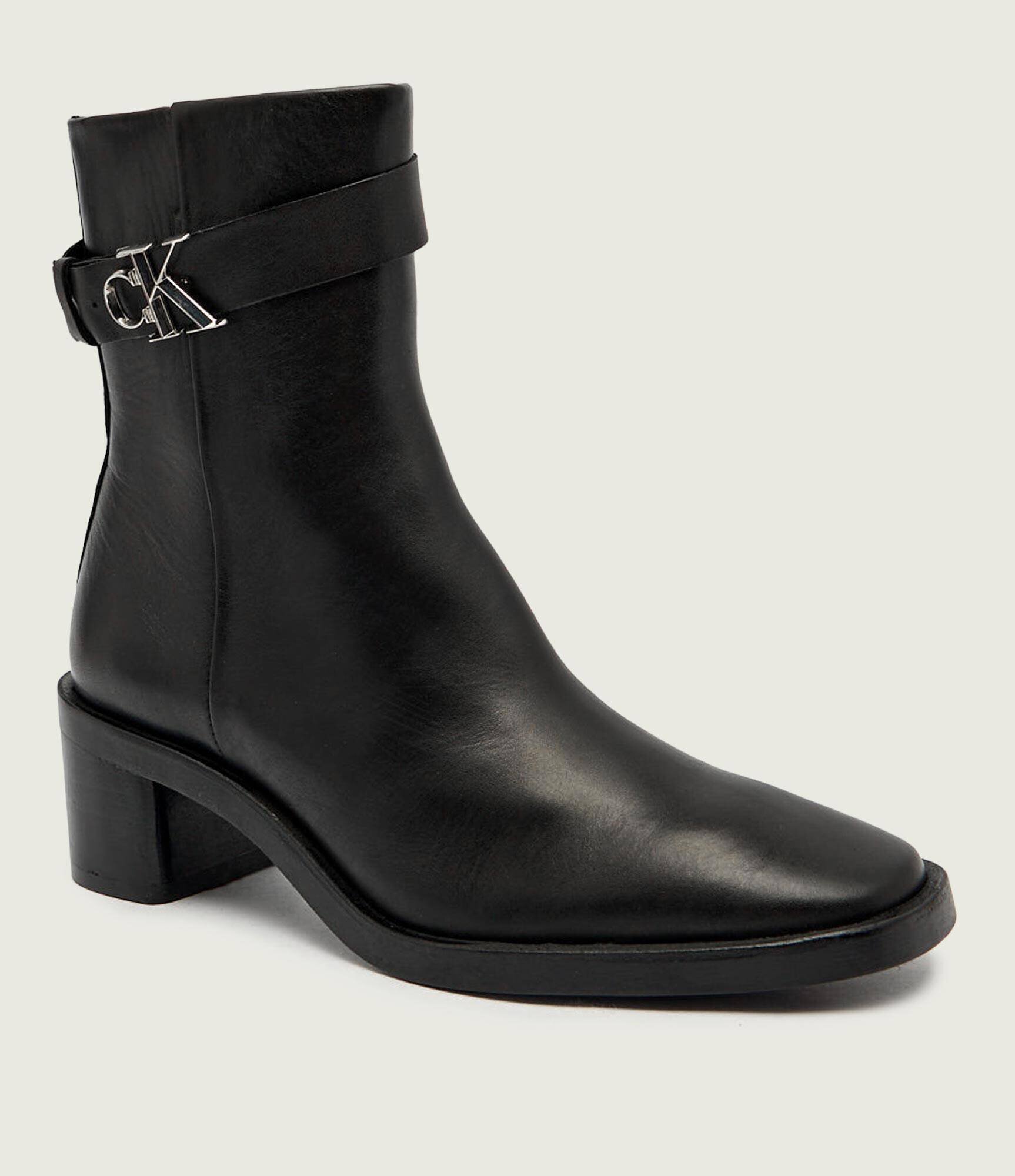 Calvin Klein De piele botine cu toc