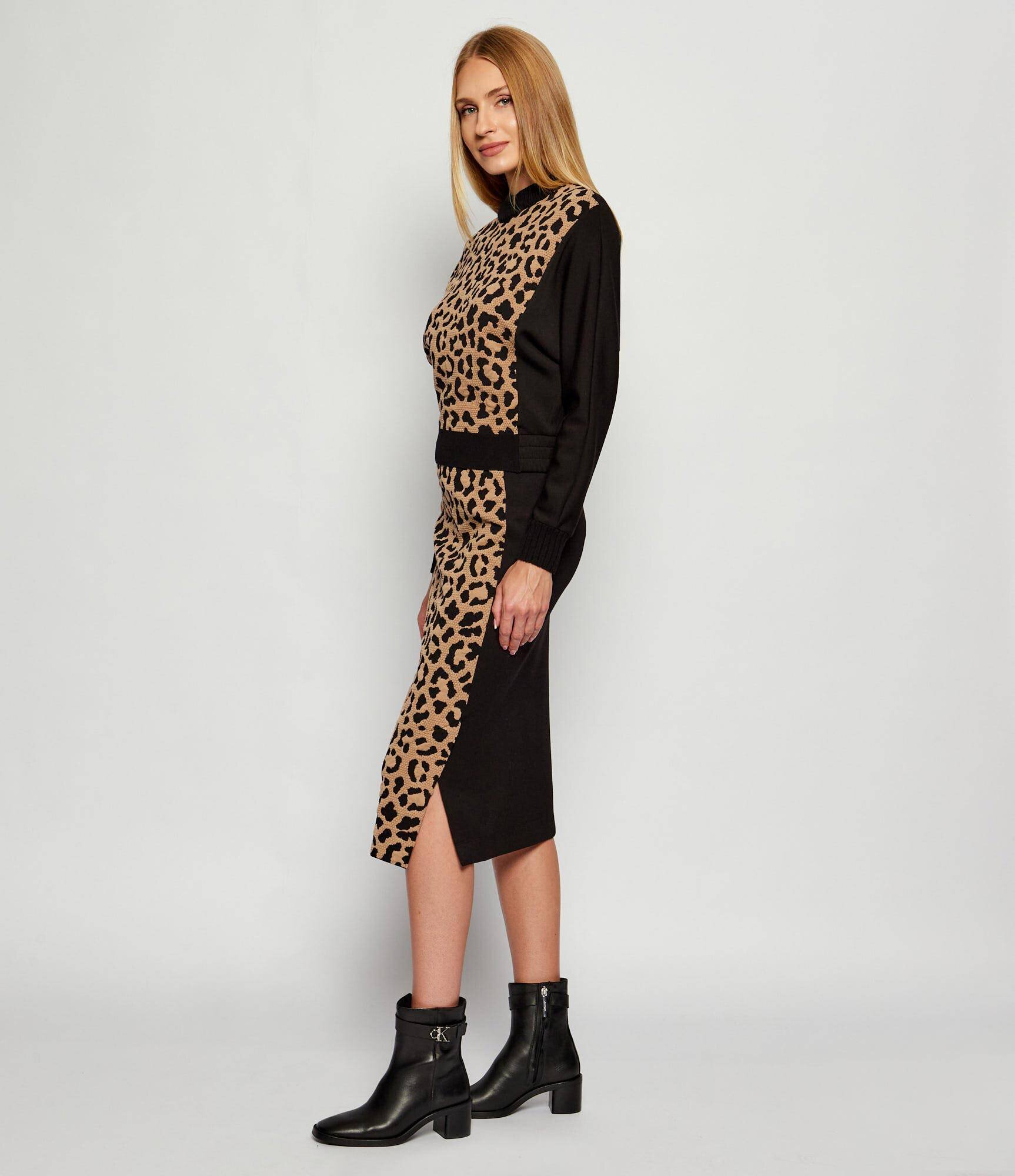Calvin Klein De piele botine cu toc