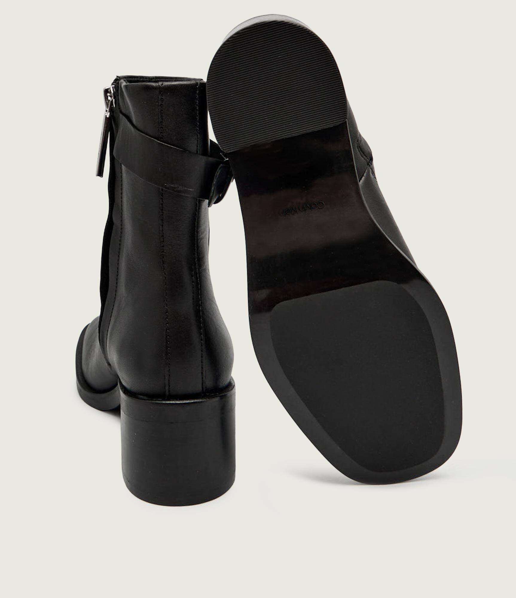 Calvin Klein De piele botine cu toc