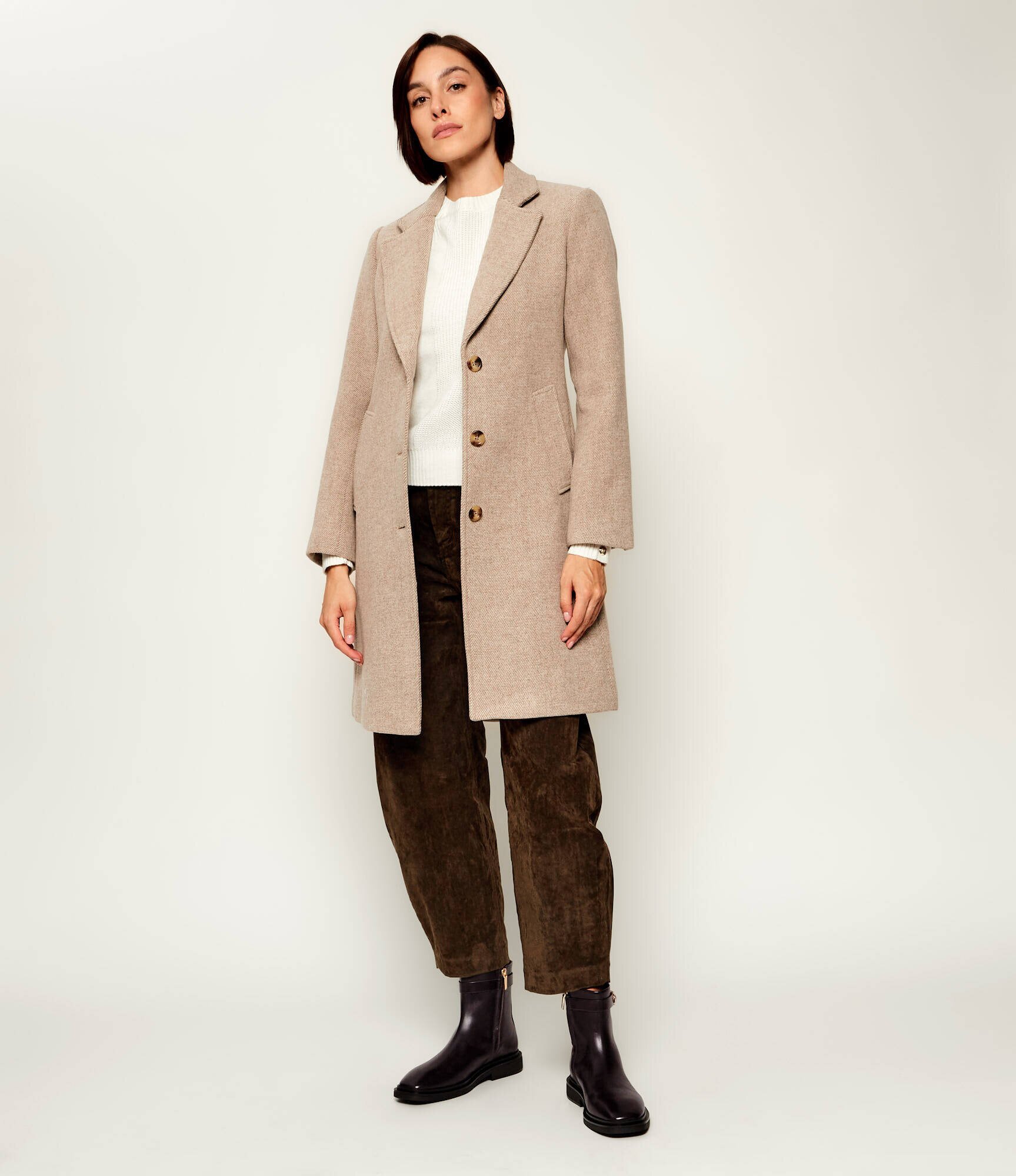 Calvin Klein De piele botine Square