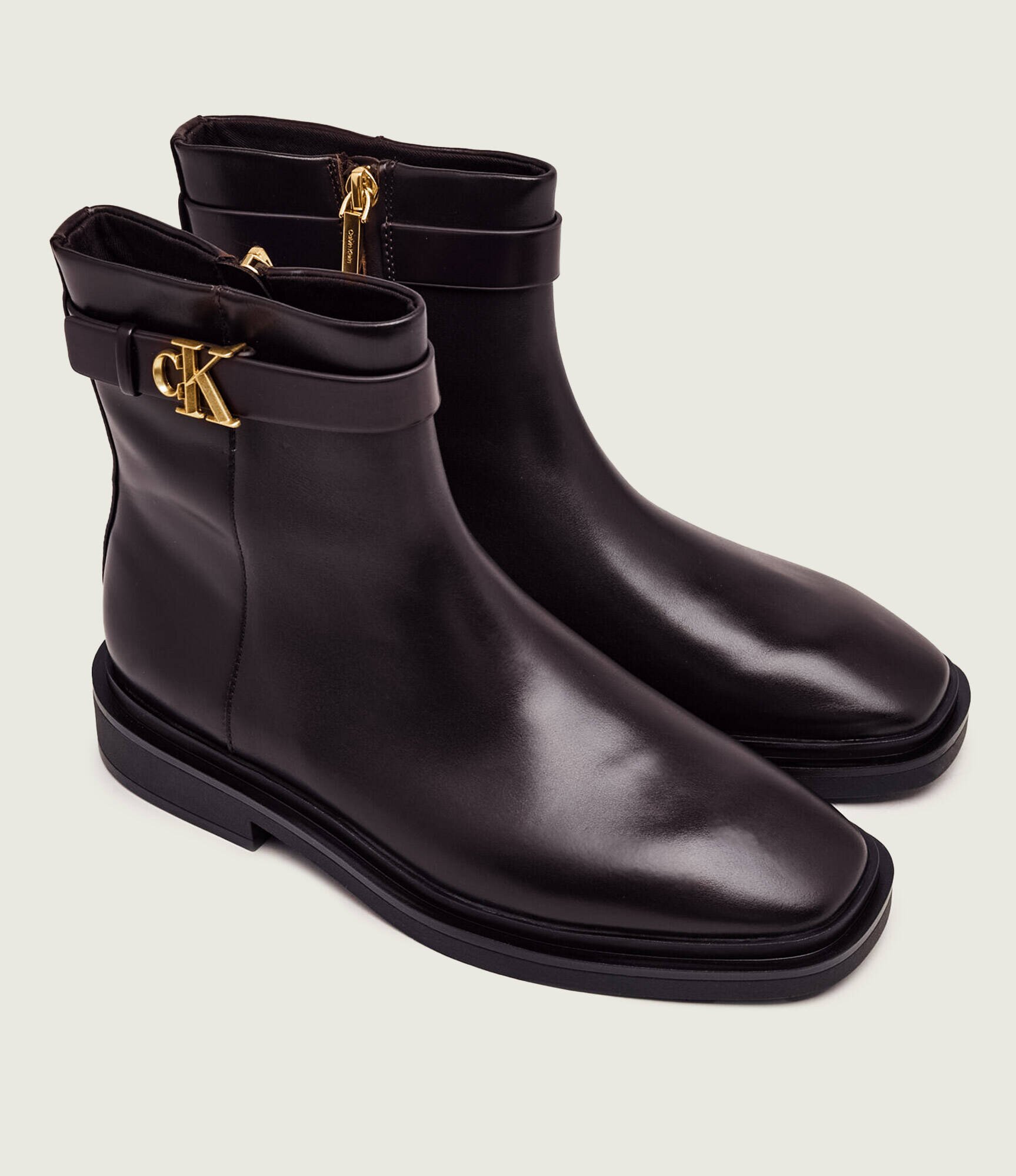 Calvin Klein De piele botine Square