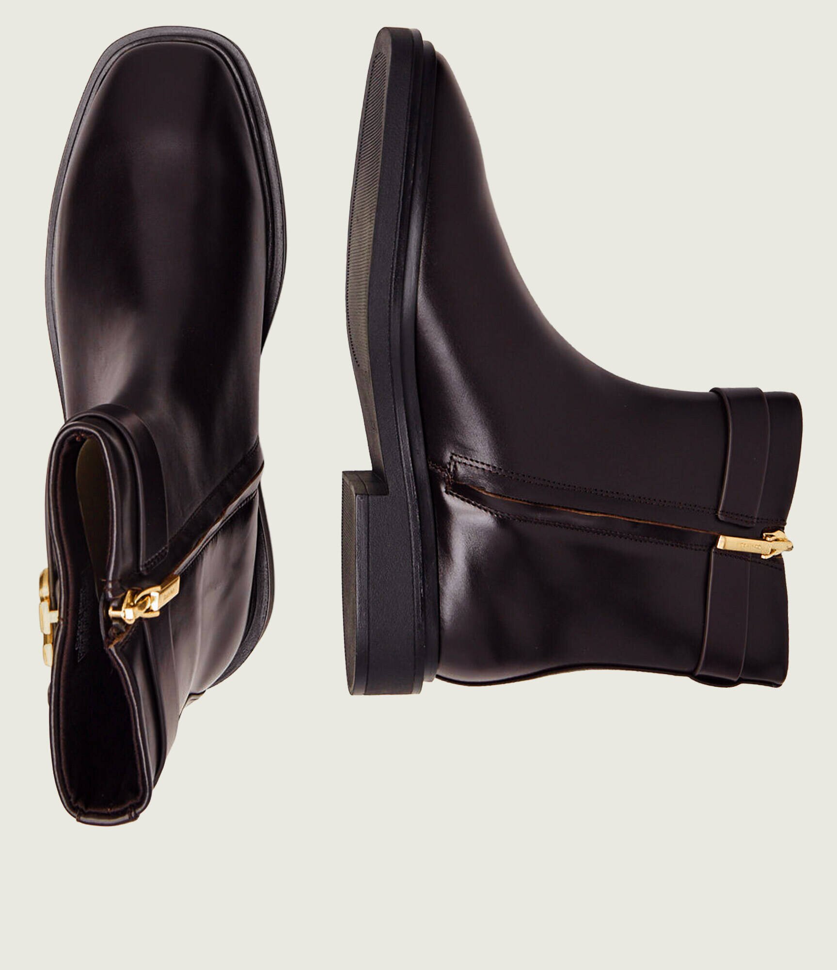 Calvin Klein De piele botine Square