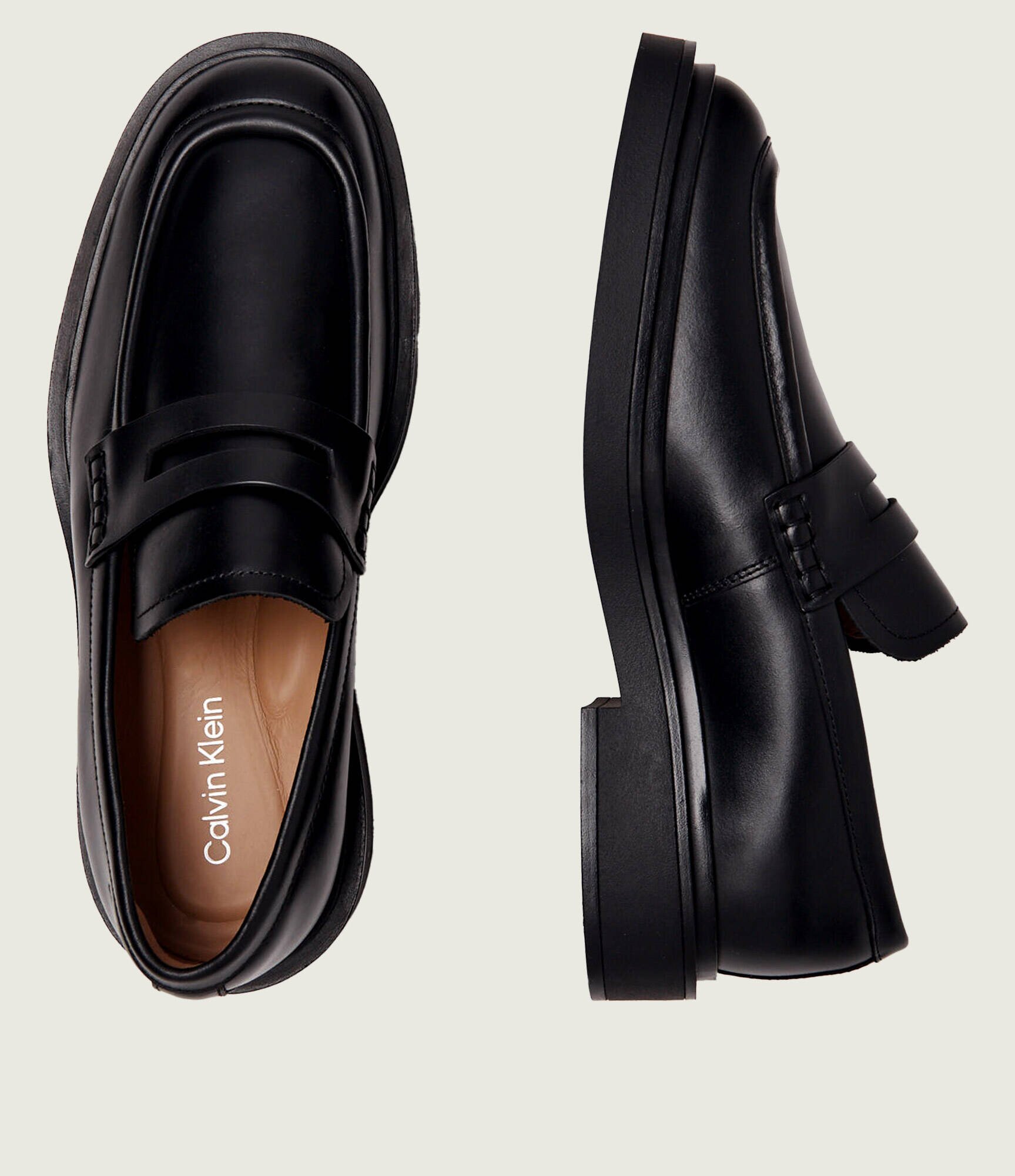 Calvin Klein De piele pantofi loafer