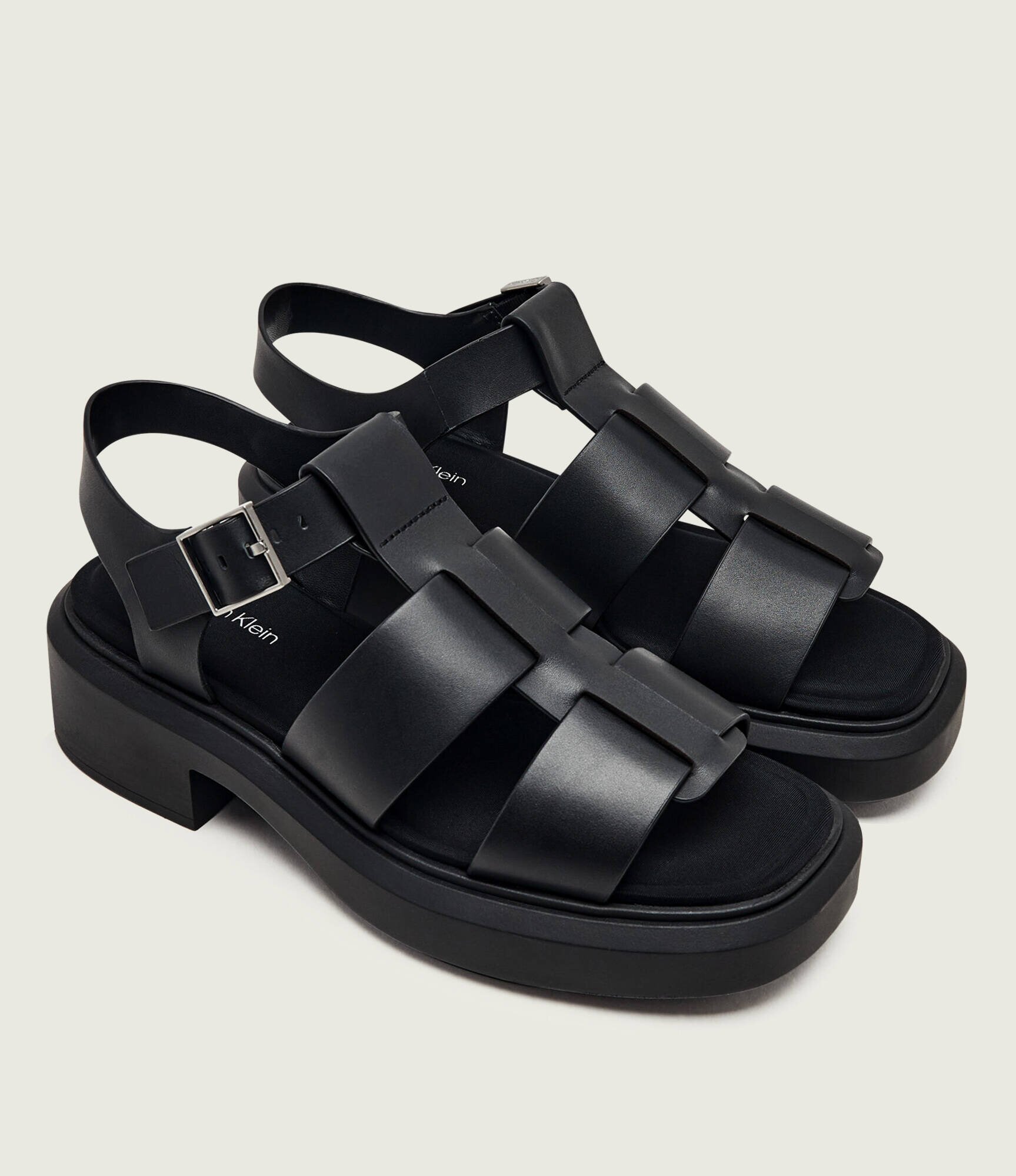 Calvin Klein De piele sandale FISHERM