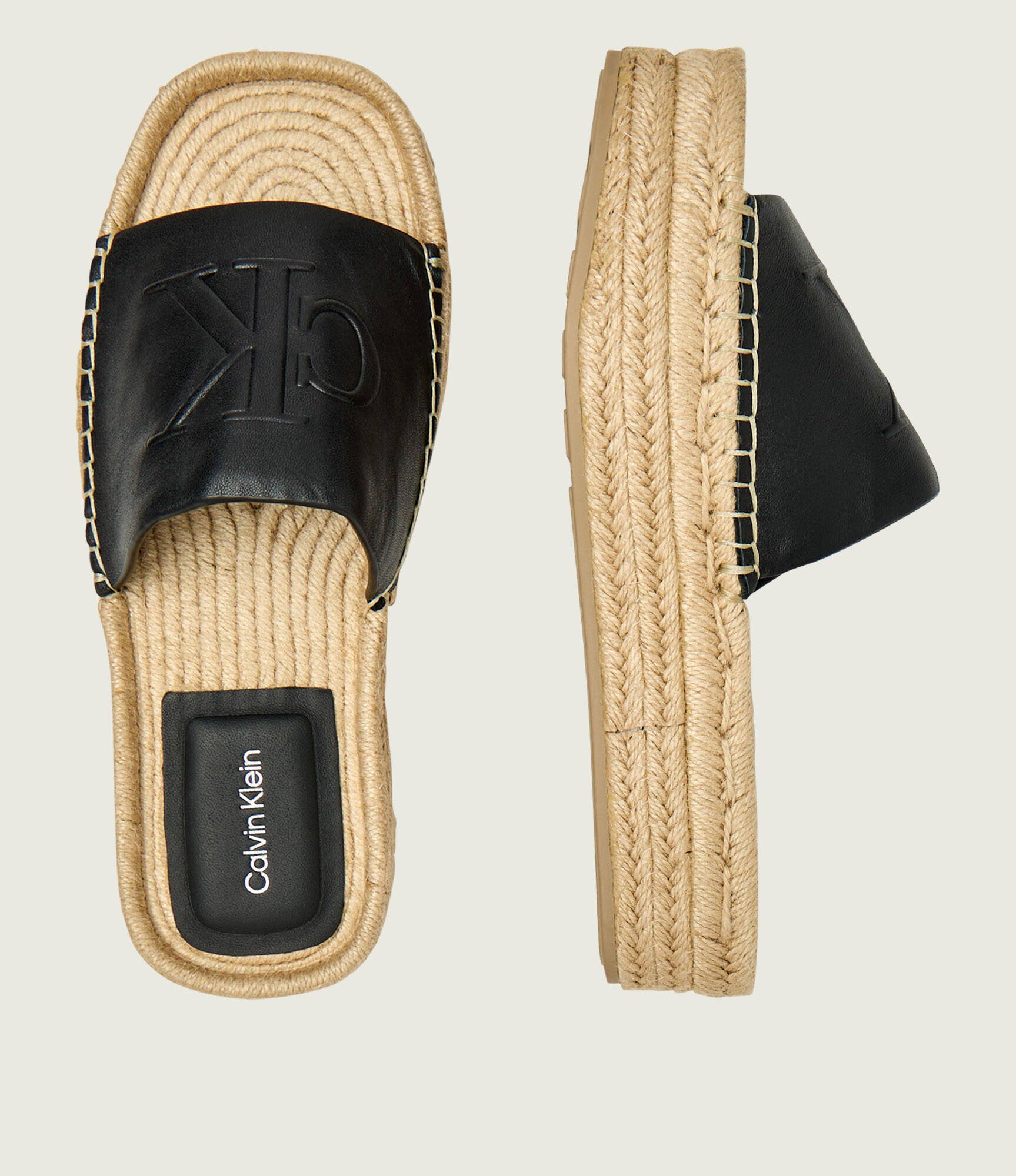 Calvin Klein De piele șlapi