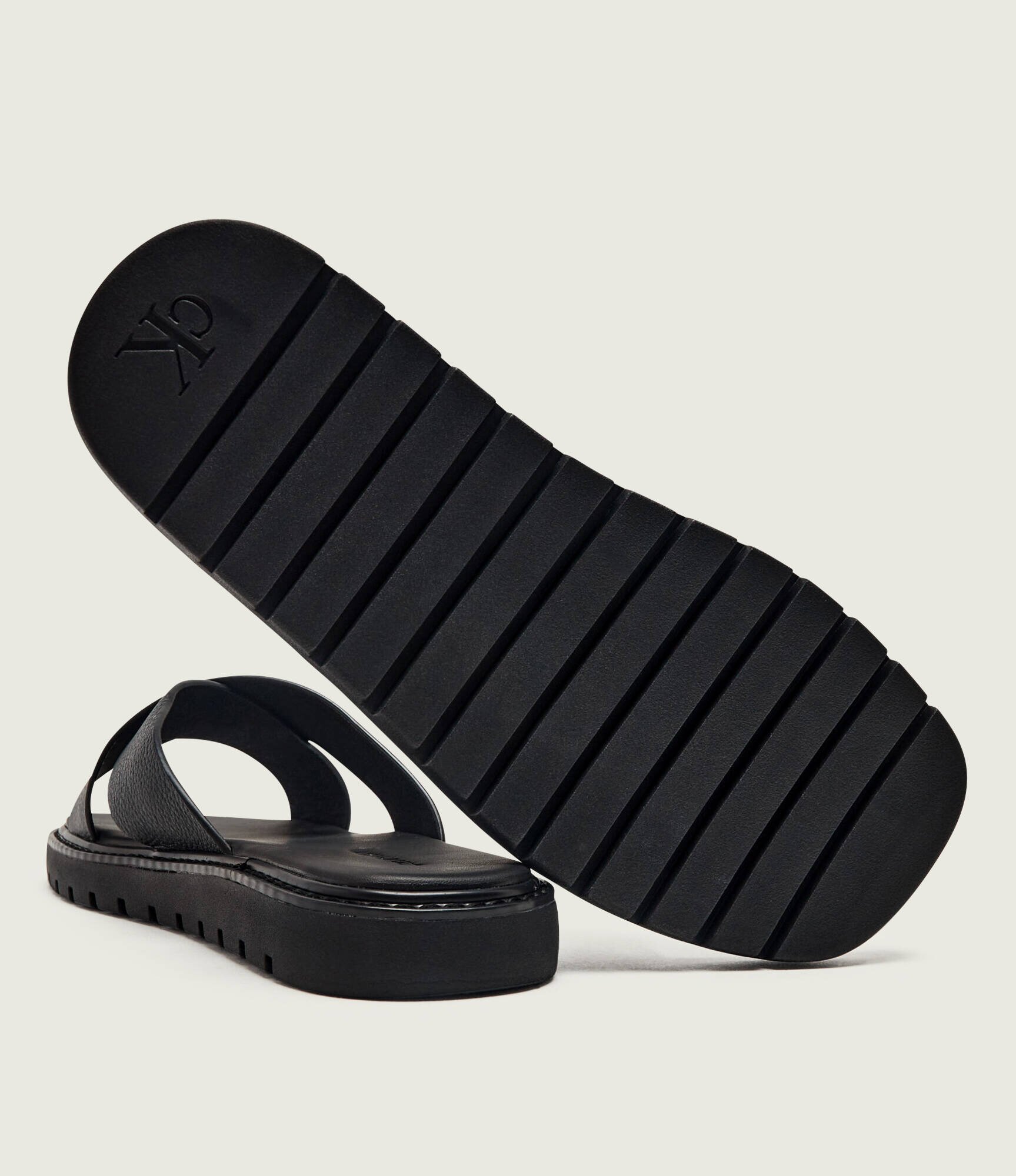 Calvin Klein De piele șlapi