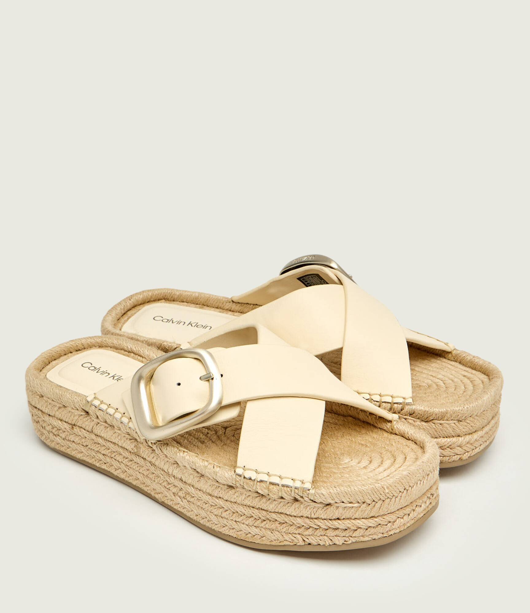 Calvin Klein De piele șlapi