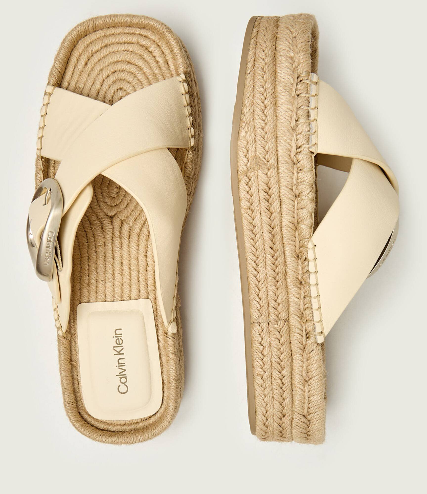 Calvin Klein De piele șlapi