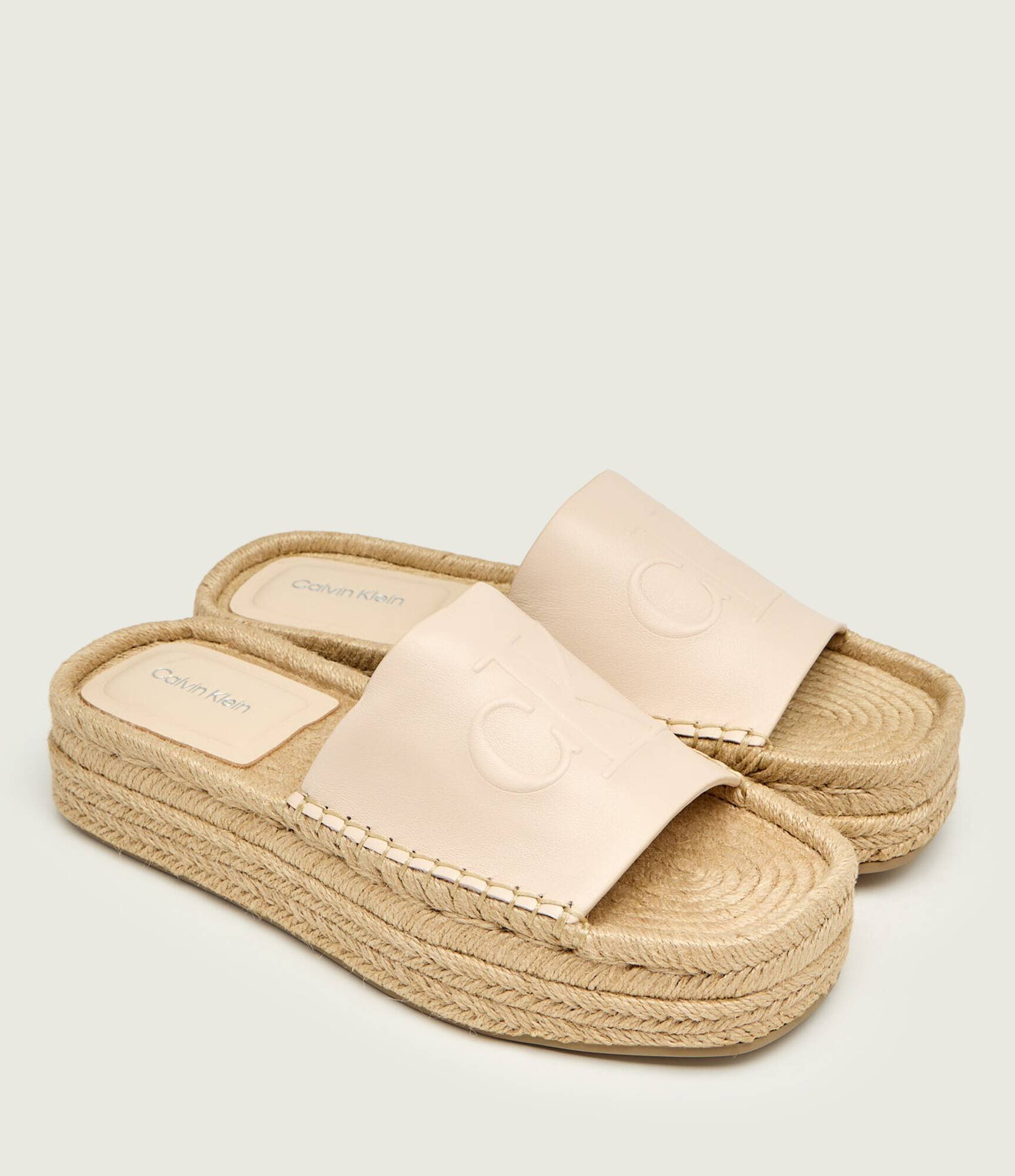 Calvin Klein De piele șlapi