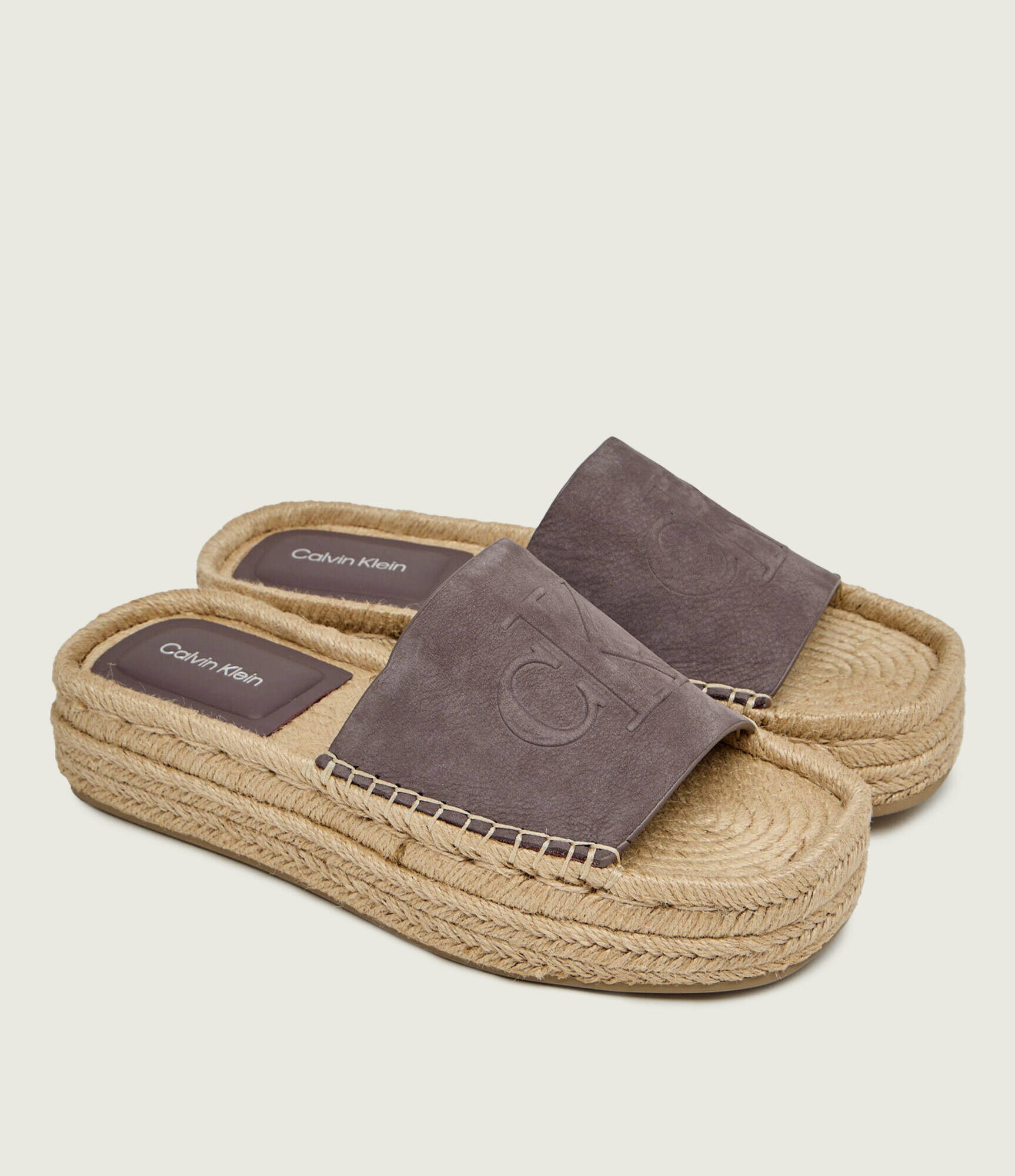 Calvin Klein De piele șlapi Ebeth