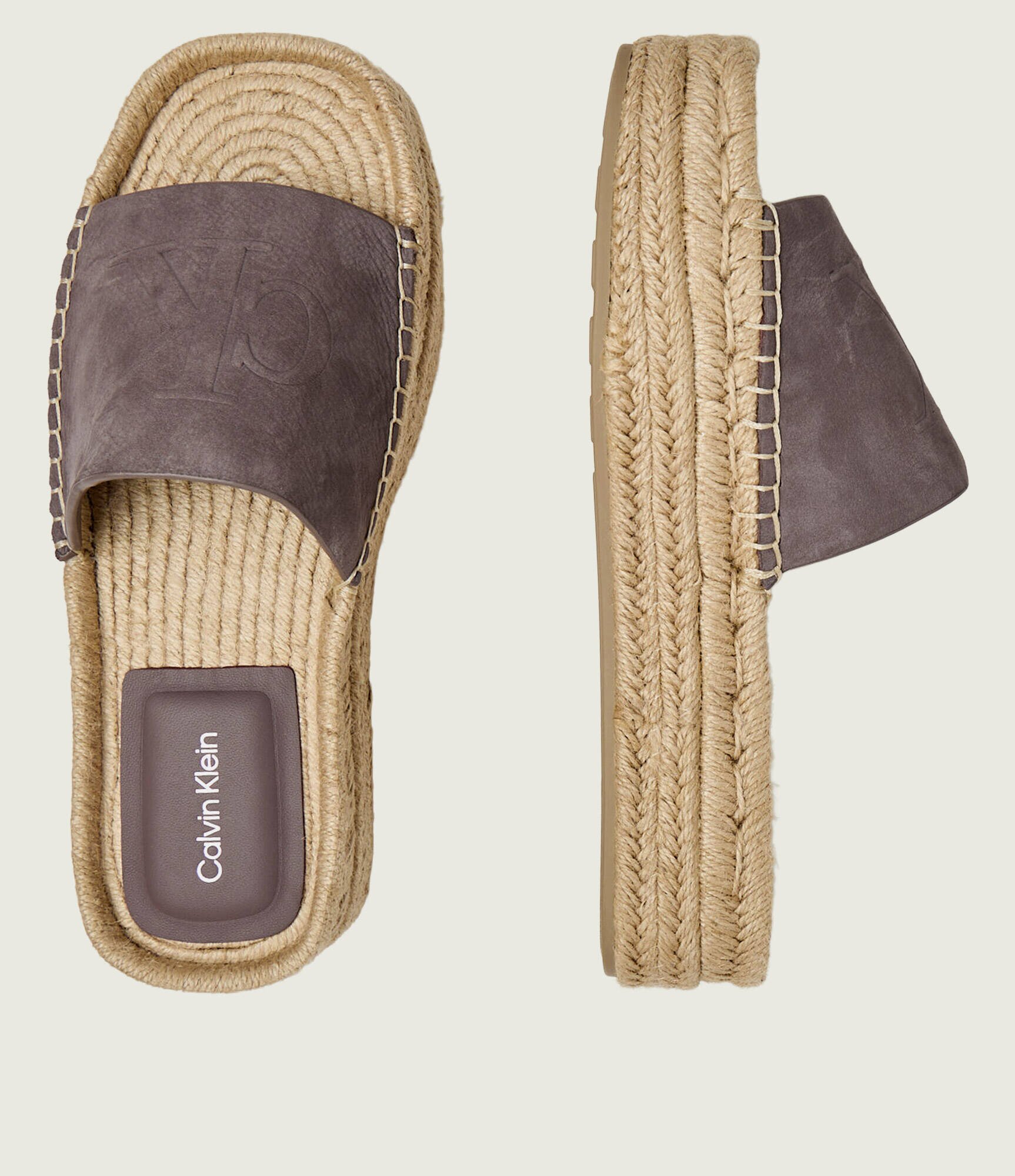Calvin Klein De piele șlapi Ebeth