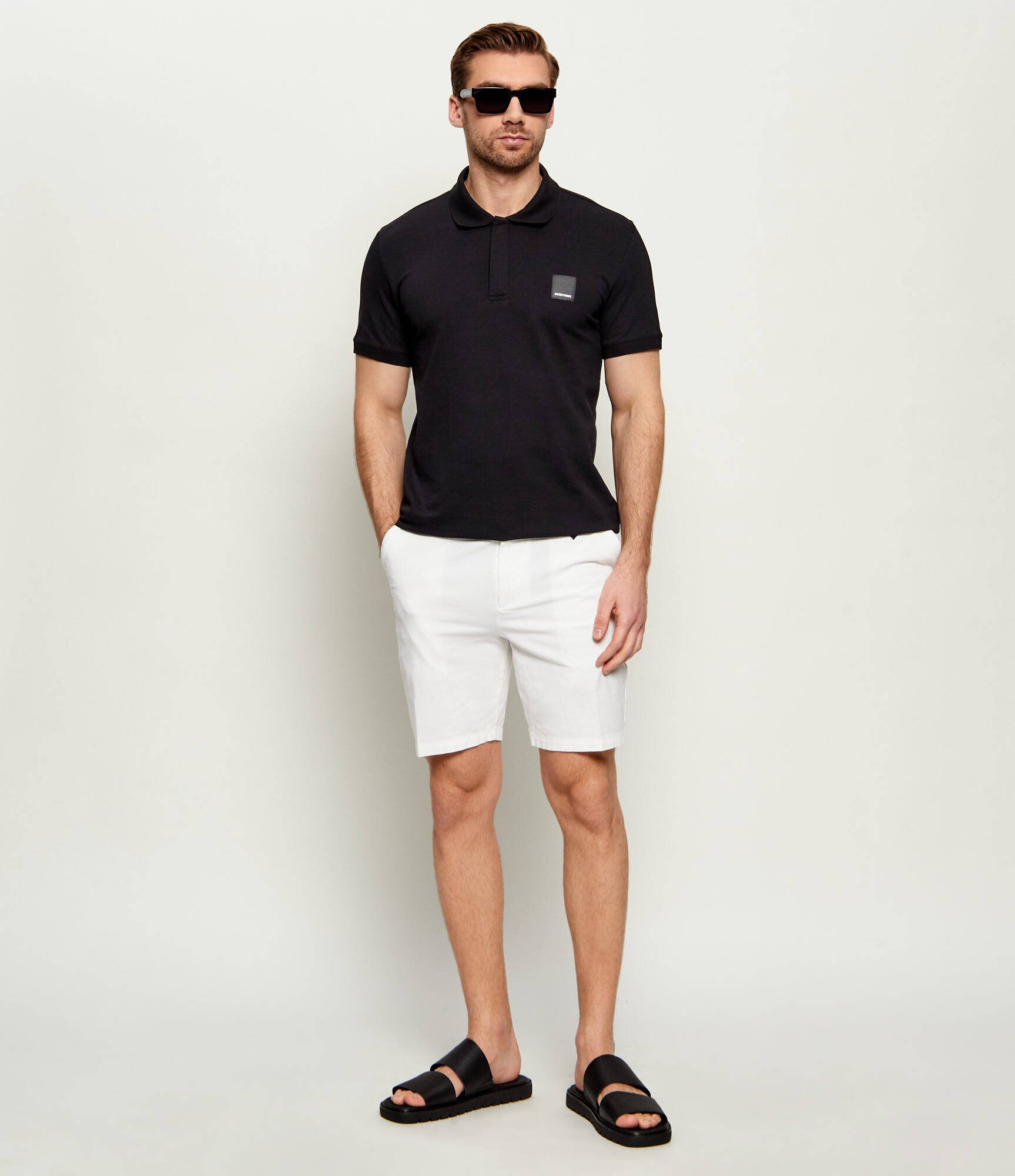 Calvin Klein De piele șlapi SQ MOLDED DB