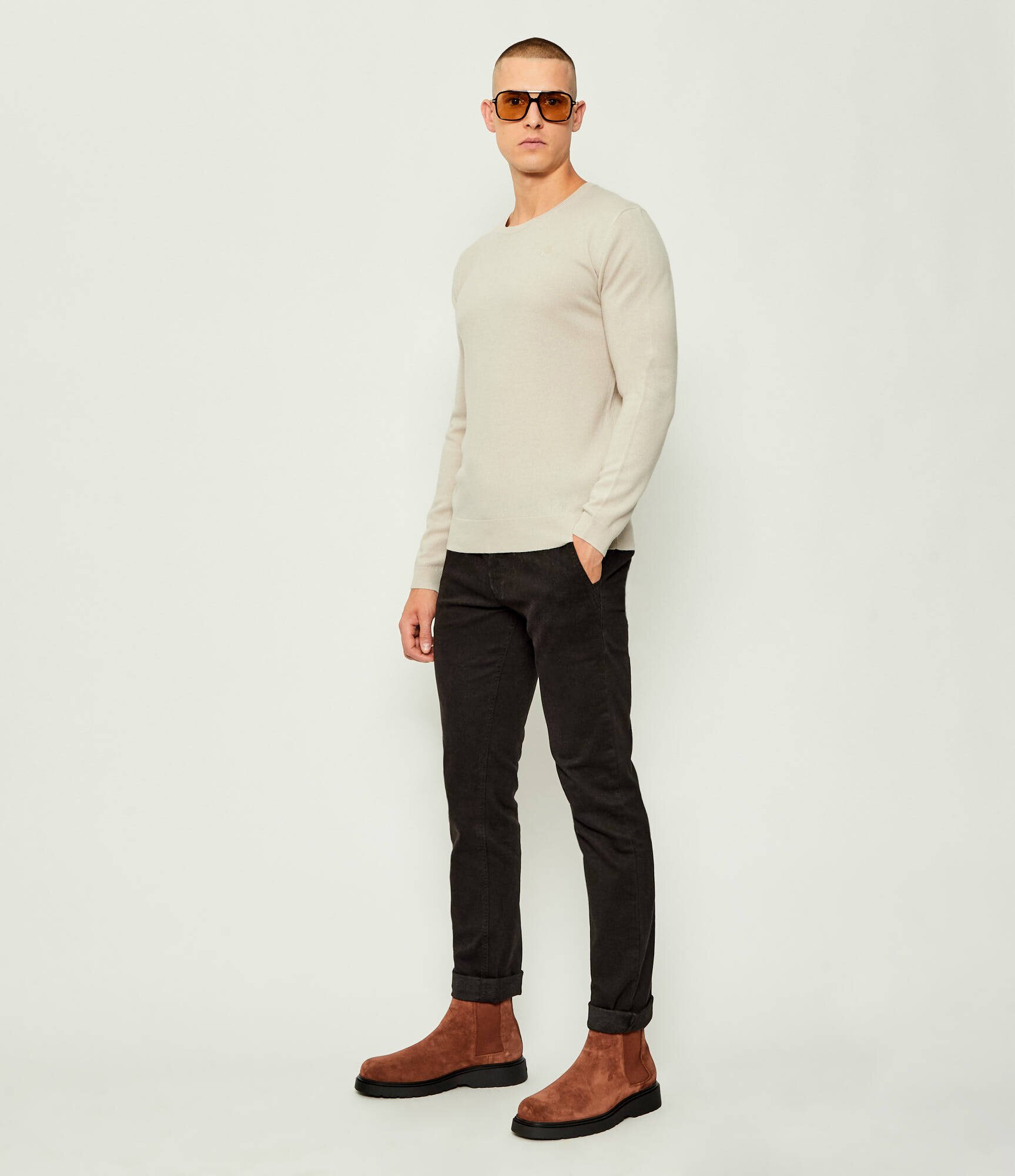 Calvin Klein Ghete chelsea CHELSEA | piele întoarsă