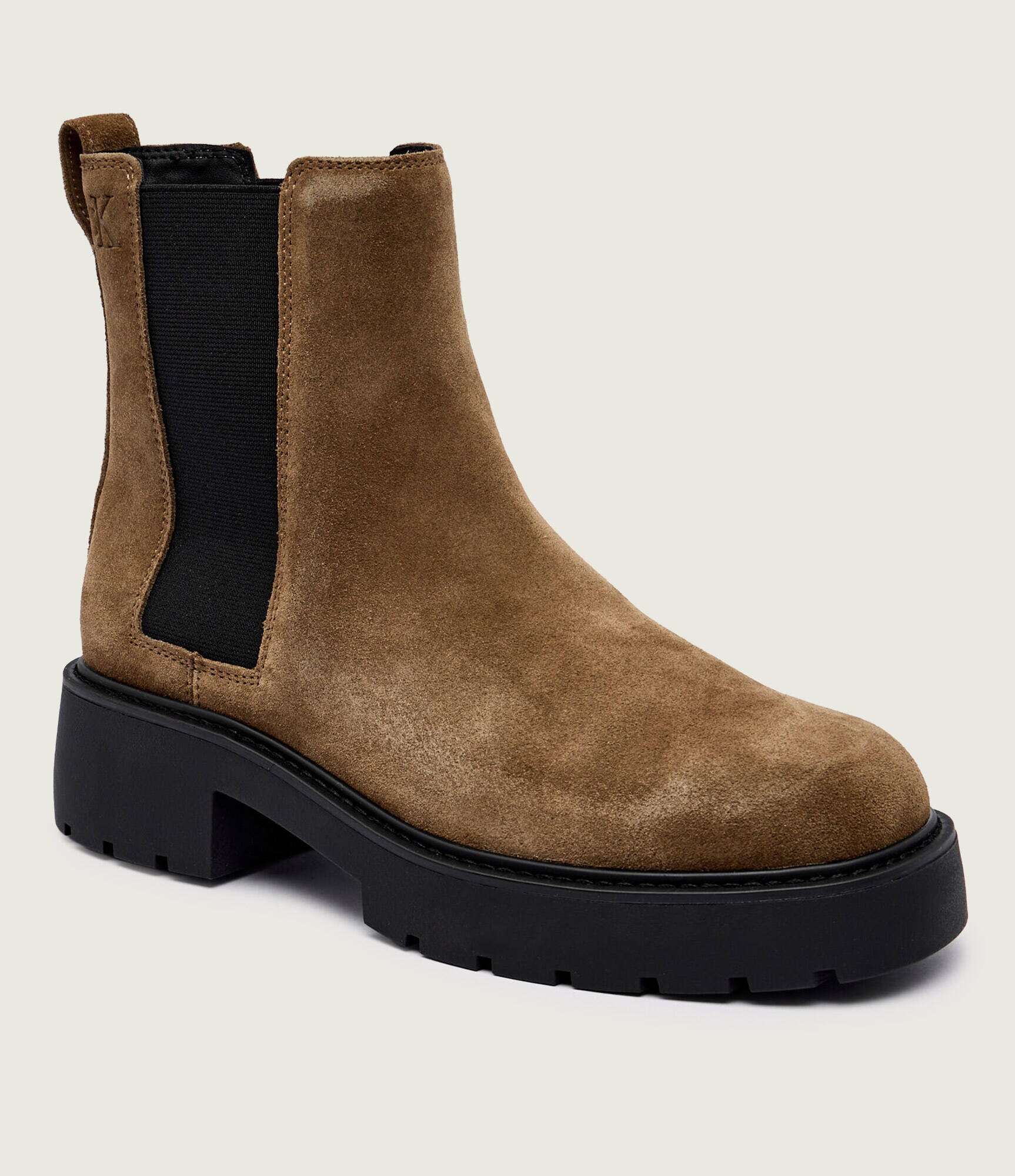 Calvin Klein Ghete chelsea | piele întoarsă