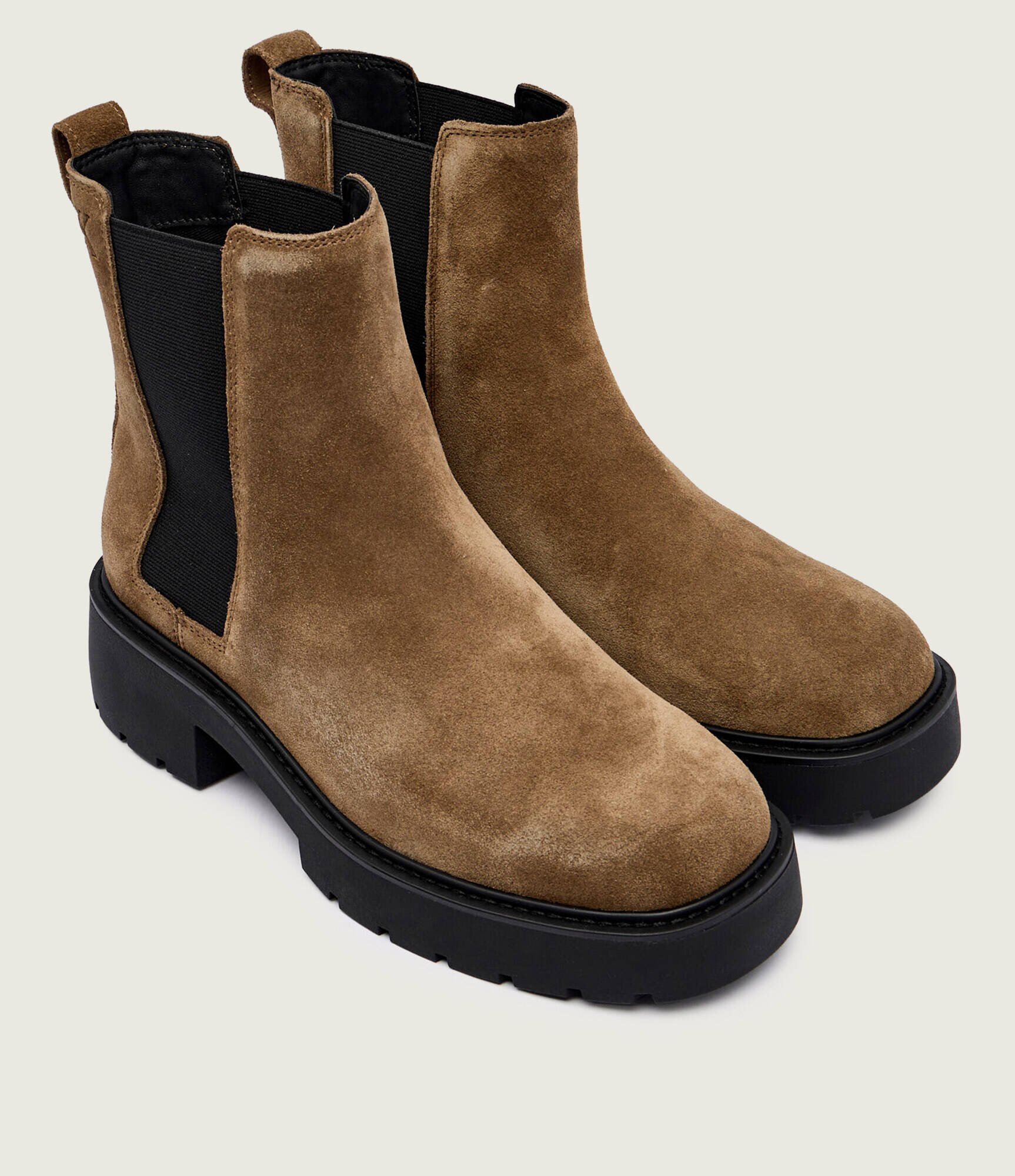 Calvin Klein Ghete chelsea | piele întoarsă