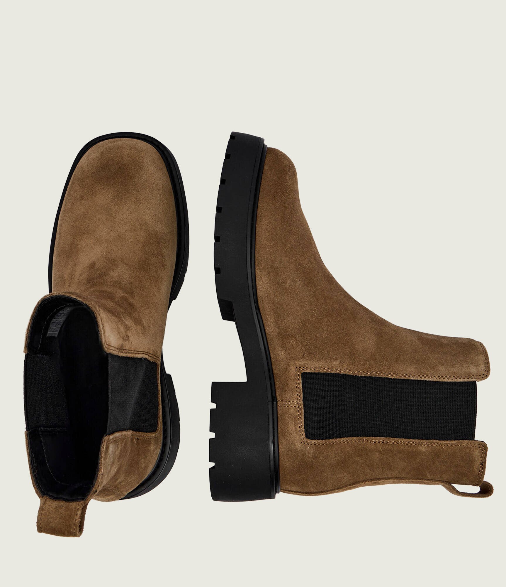 Calvin Klein Ghete chelsea | piele întoarsă