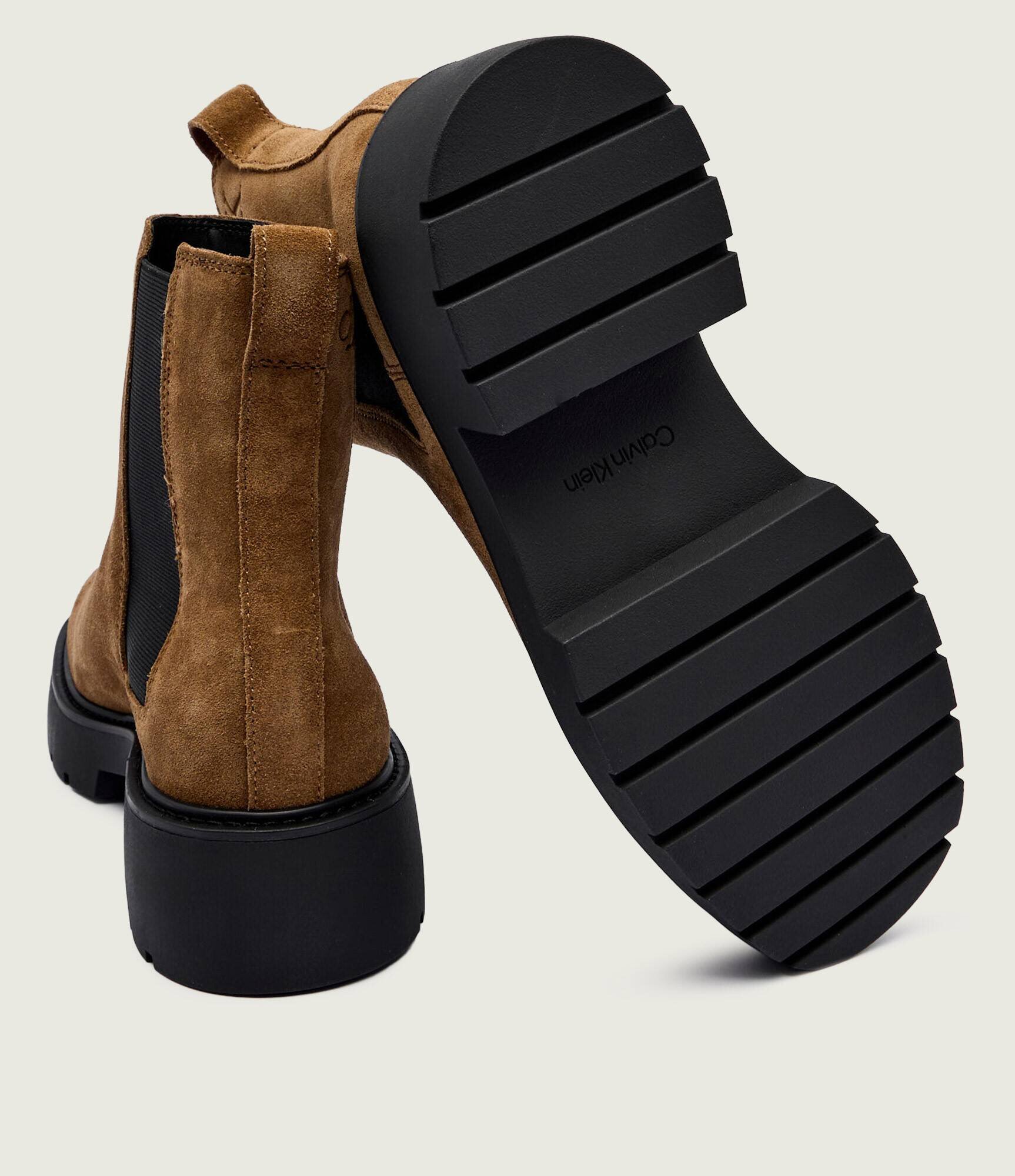 Calvin Klein Ghete chelsea | piele întoarsă