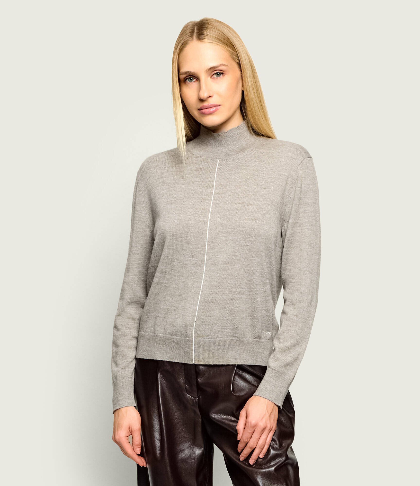Calvin Klein Guler înalt | regular fit cu adaos de lână