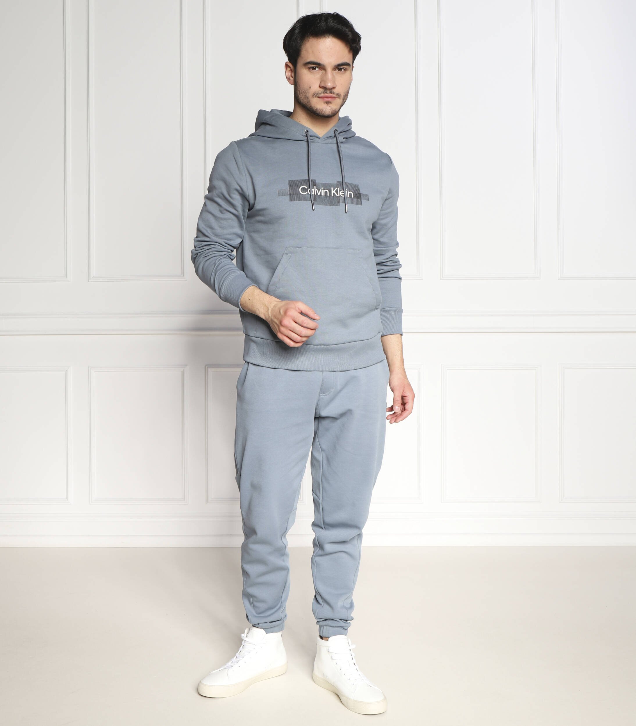 Calvin Klein Hanorac BOX STRIPED LOGO | Regular Fit