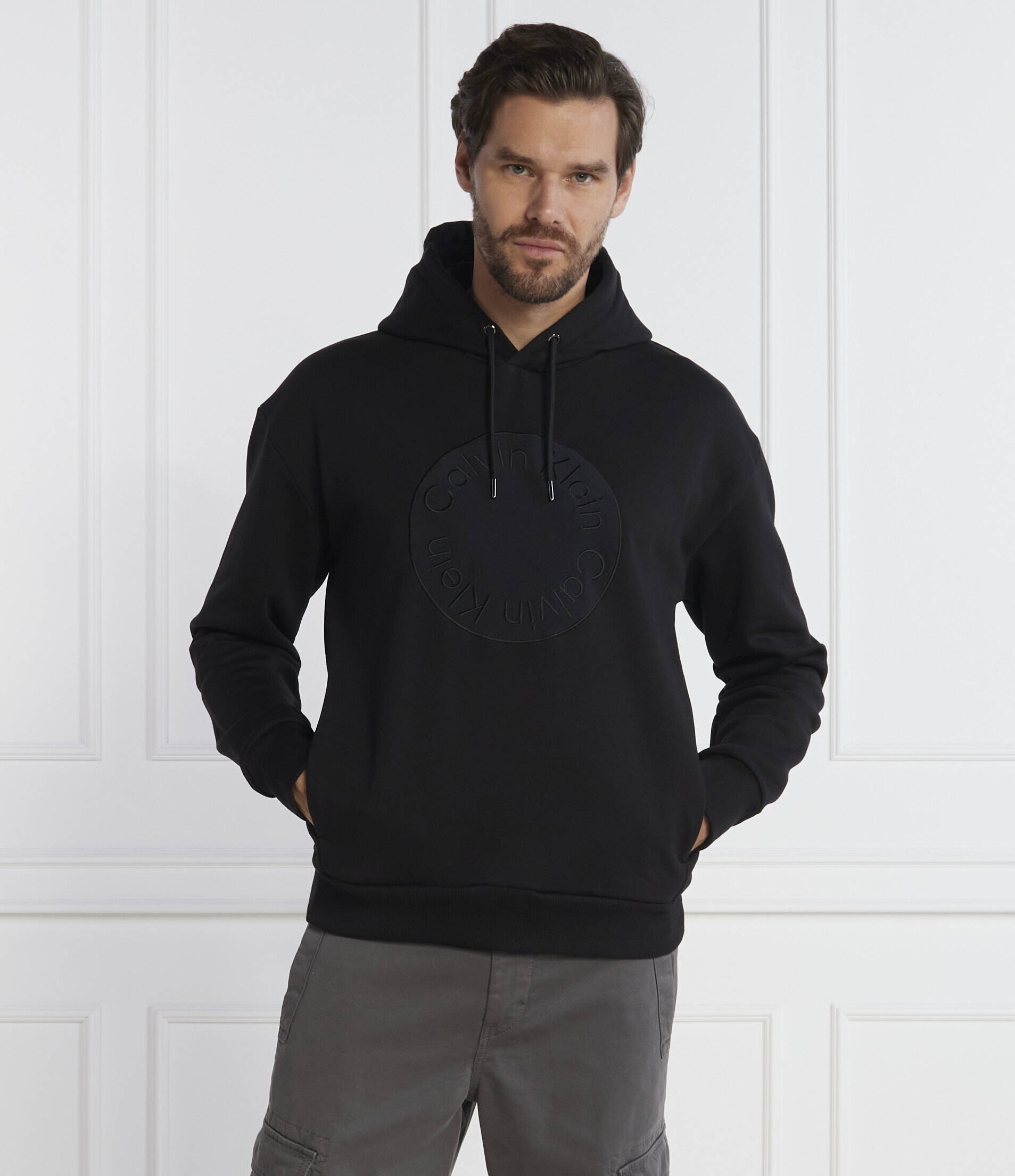 Calvin Klein Hanorac EMBROIDERED EMBLEM | Regular Fit