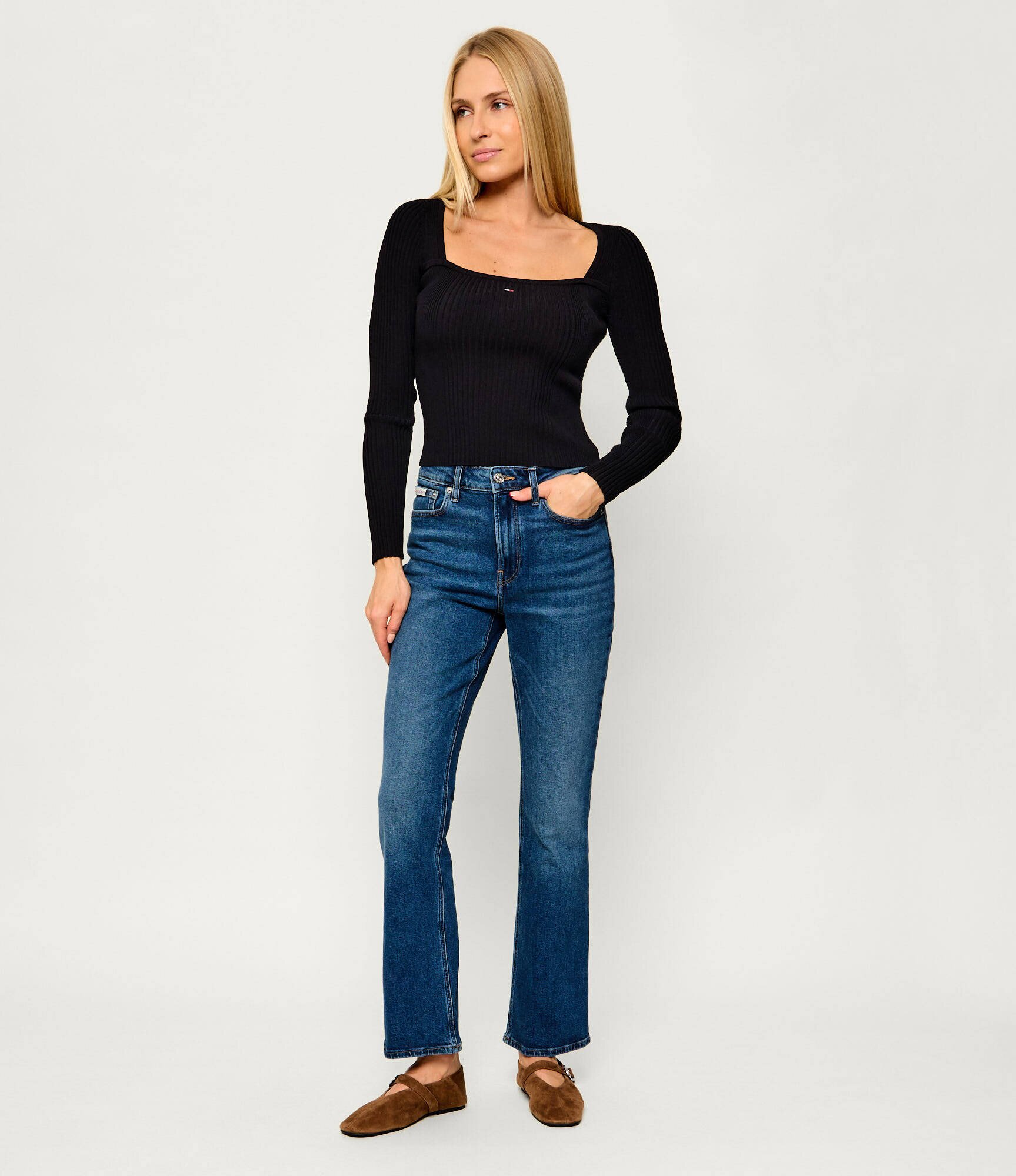 Calvin Klein Jeans Blugi | flare fit | high rise