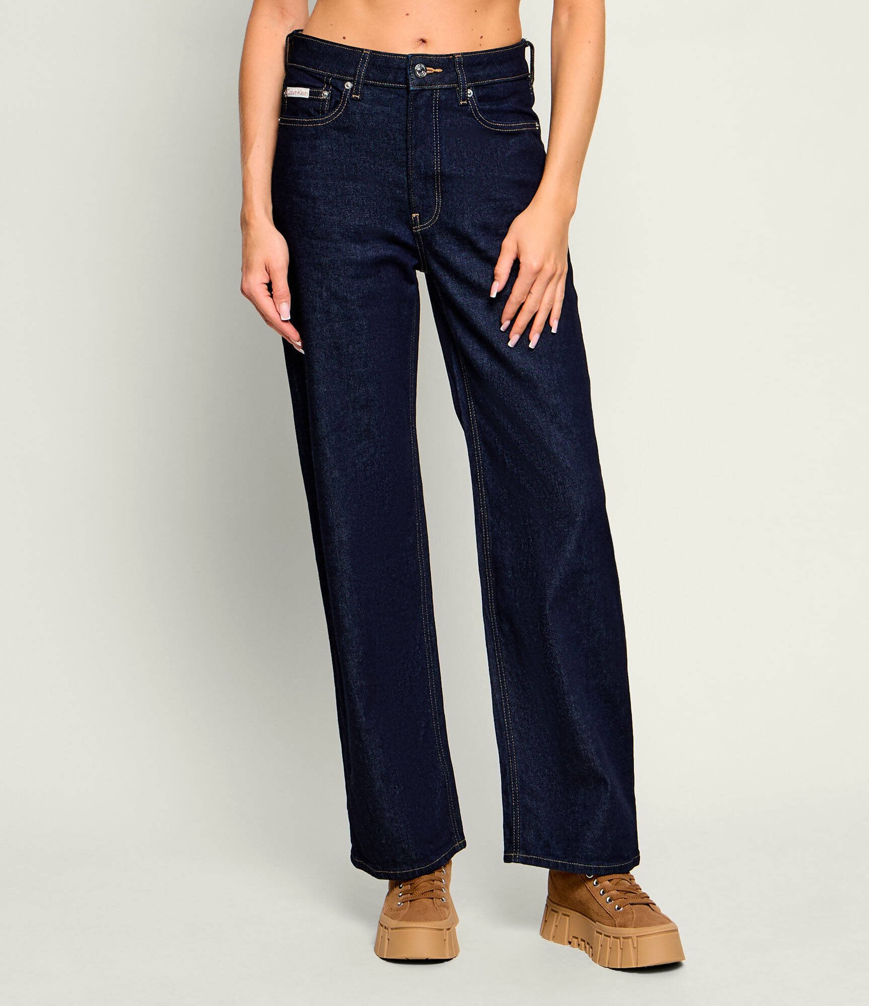 Calvin Klein Jeans Blugi Iconic | Loose fit | high rise