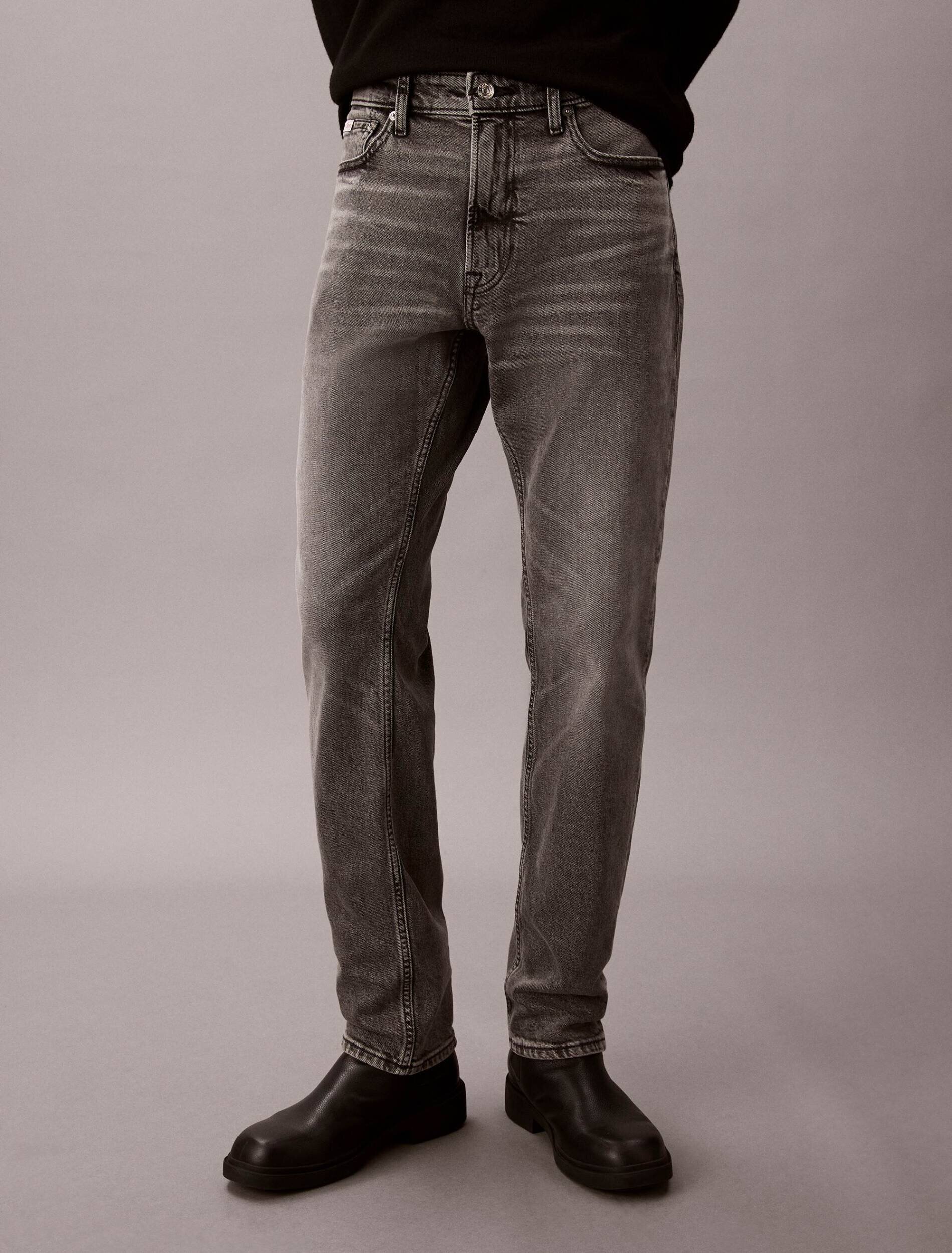 Calvin Klein Jeans Blugi Pewter Rock | Slim Fit