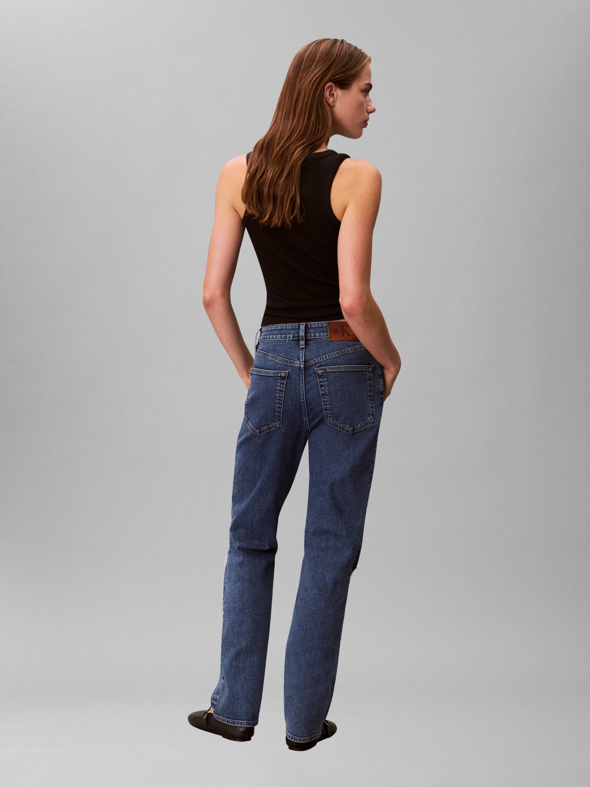 Calvin Klein Jeans Blugi | Straight fit | high rise