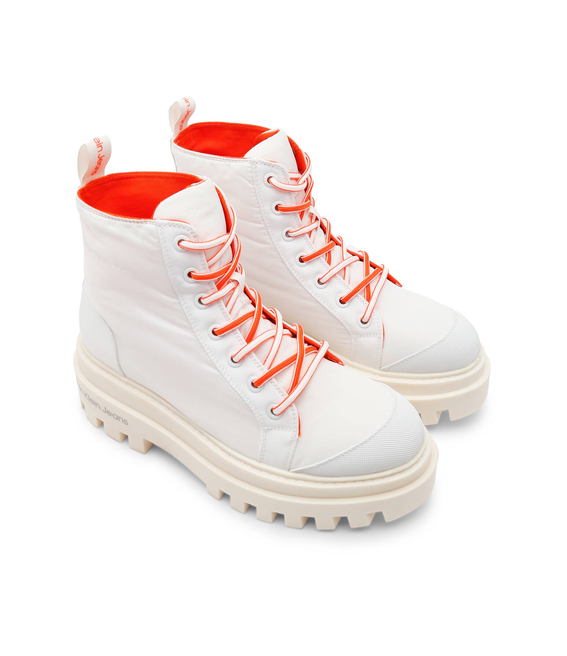 Calvin Klein Jeans Botine cu adaos de piele