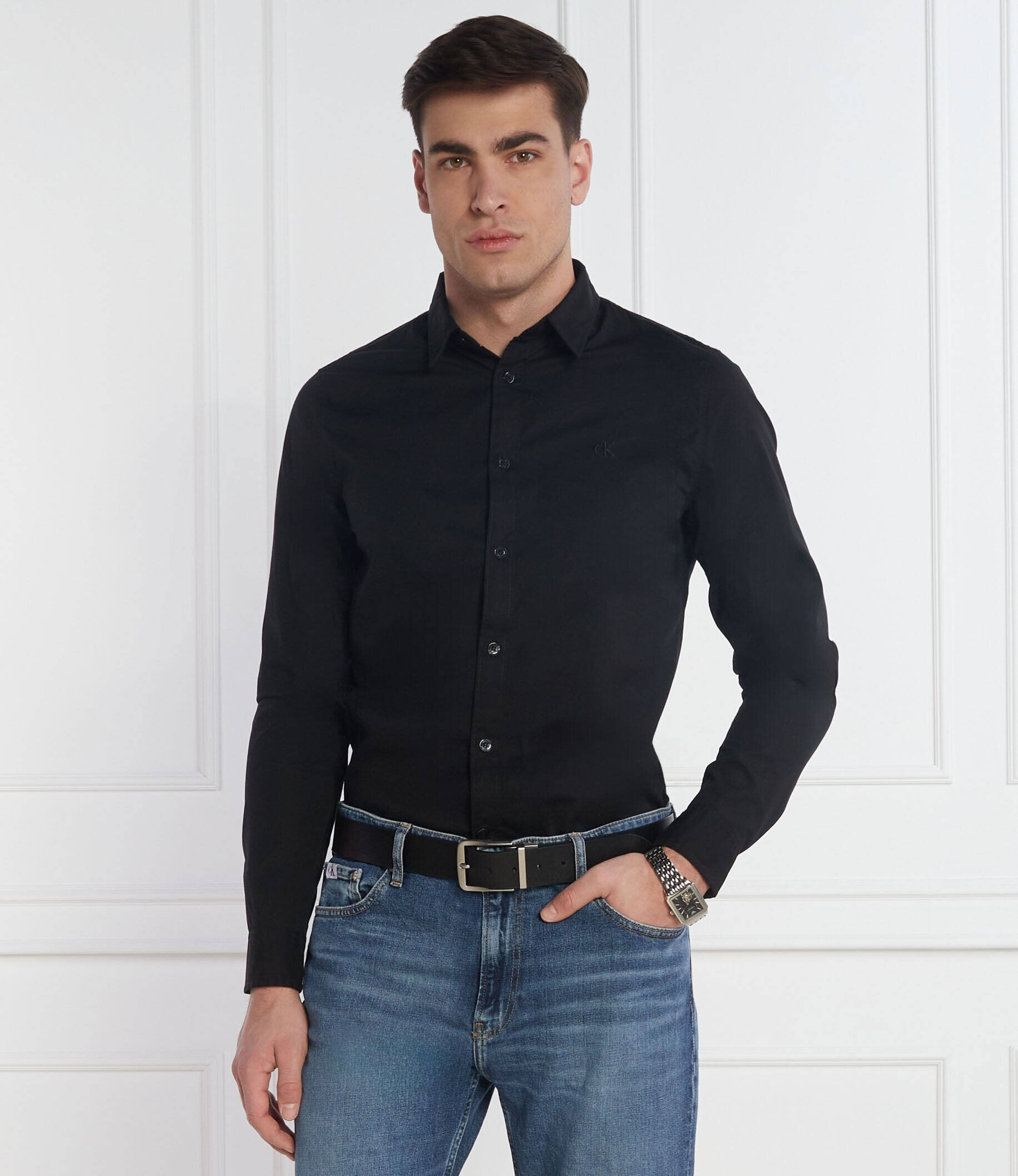 Calvin Klein Jeans Cămașă | Slim Fit | stretch