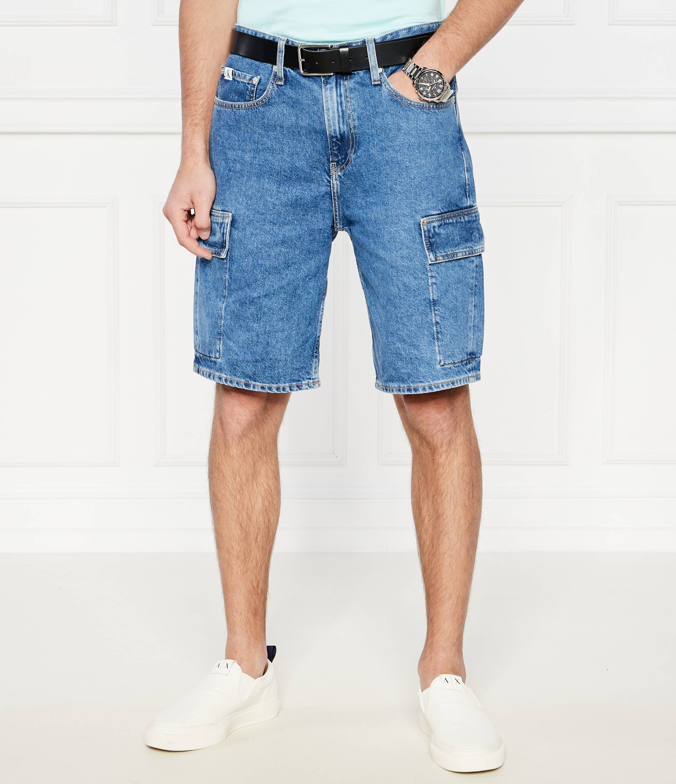 Calvin Klein Jeans De blugi pantaloni scurți 90'S Cargo | Loose fit