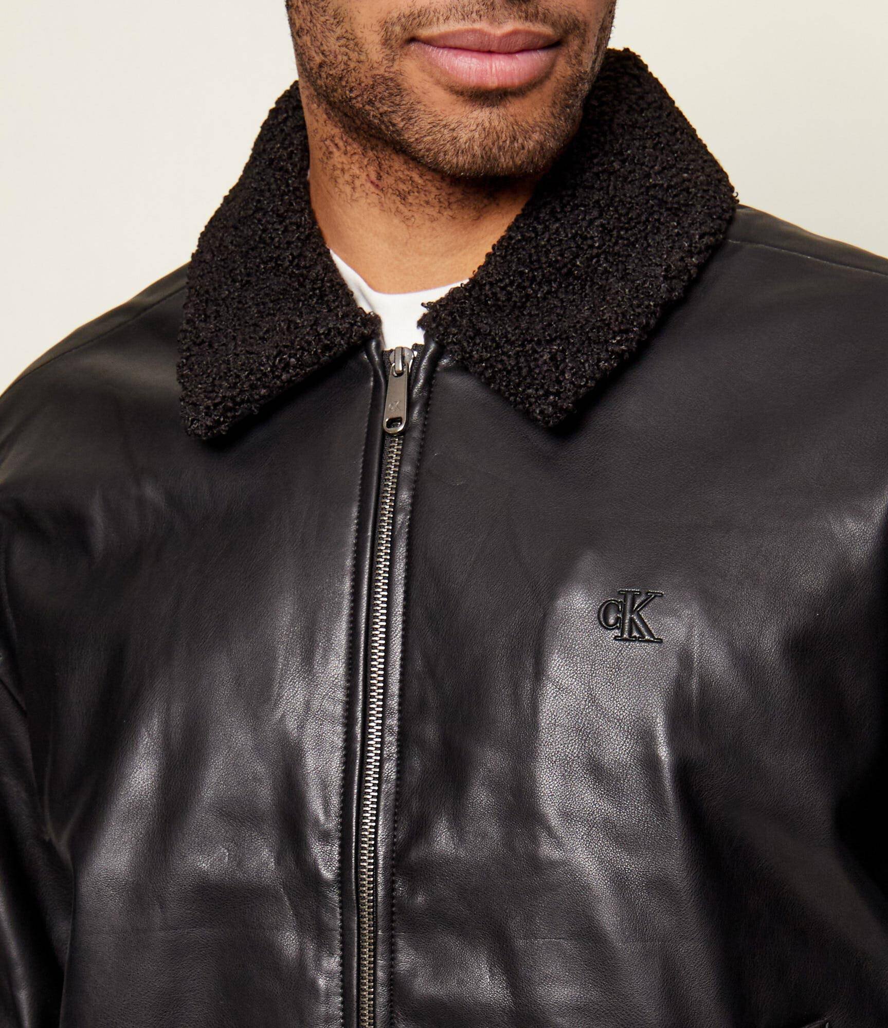 Calvin Klein Jeans Geacă bomber | Loose fit | shearling