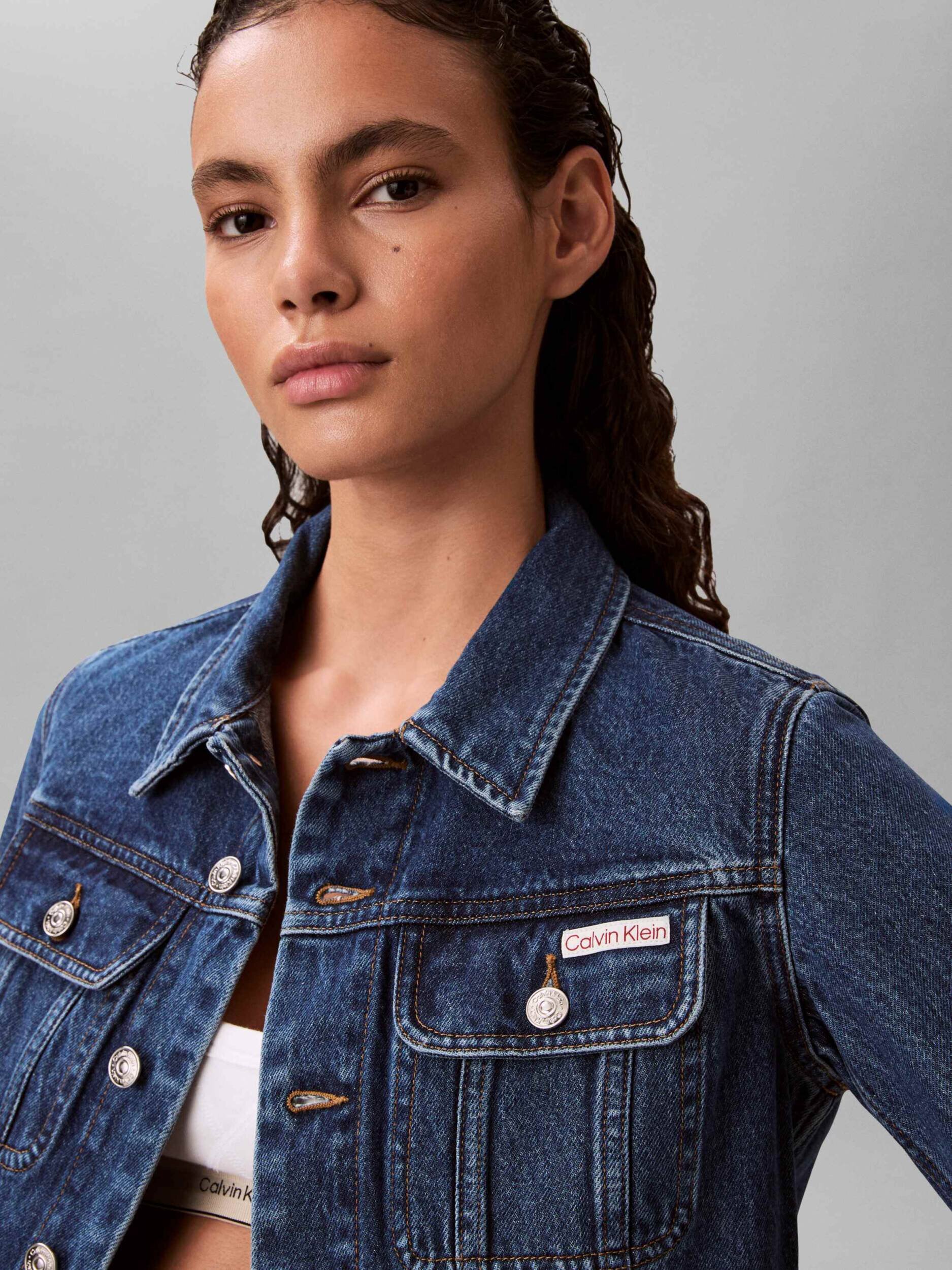 Calvin Klein Jeans Geacă de blug 90S | Cropped Fit