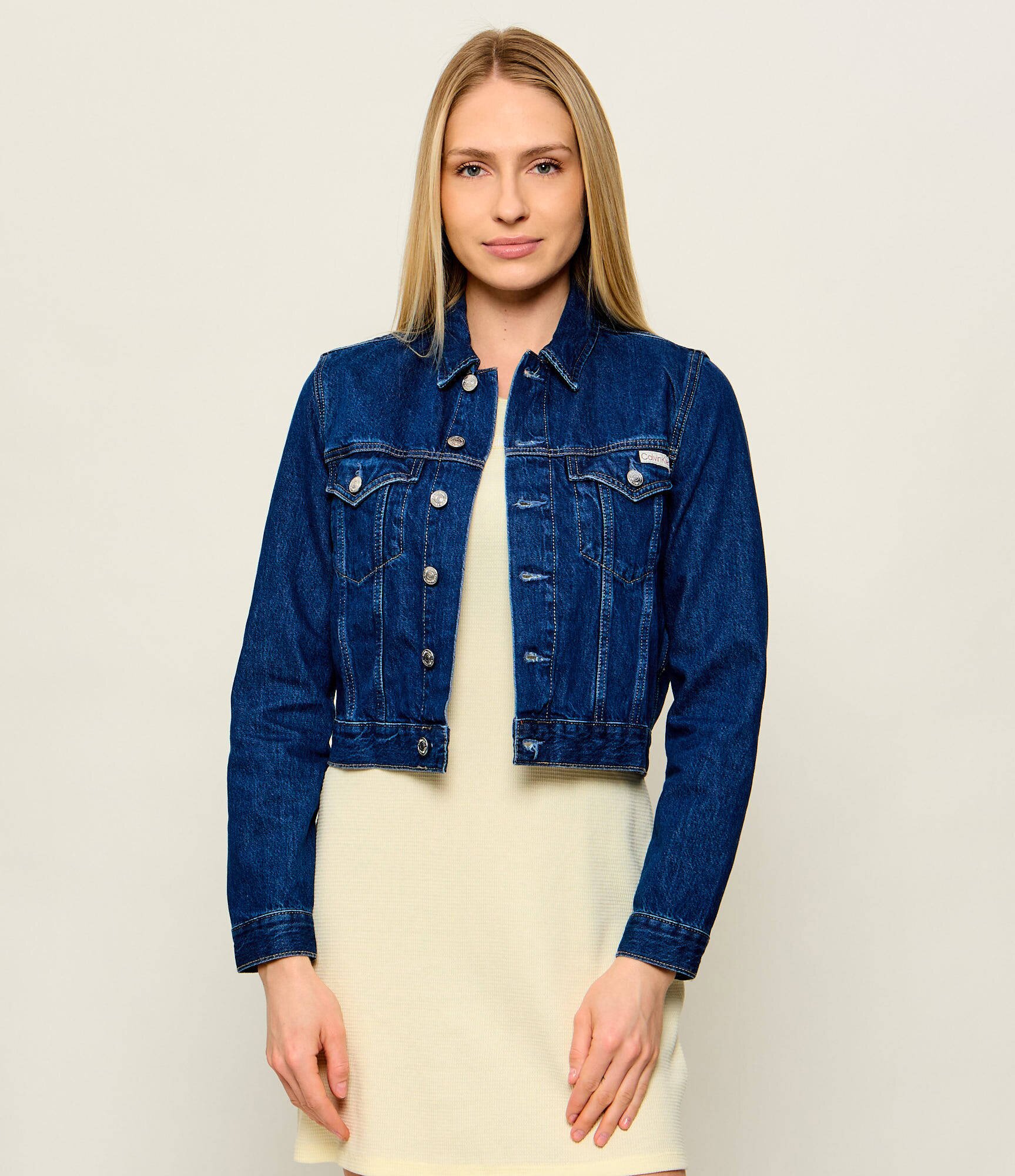 Calvin Klein Jeans Geacă de blug | Cropped Fit