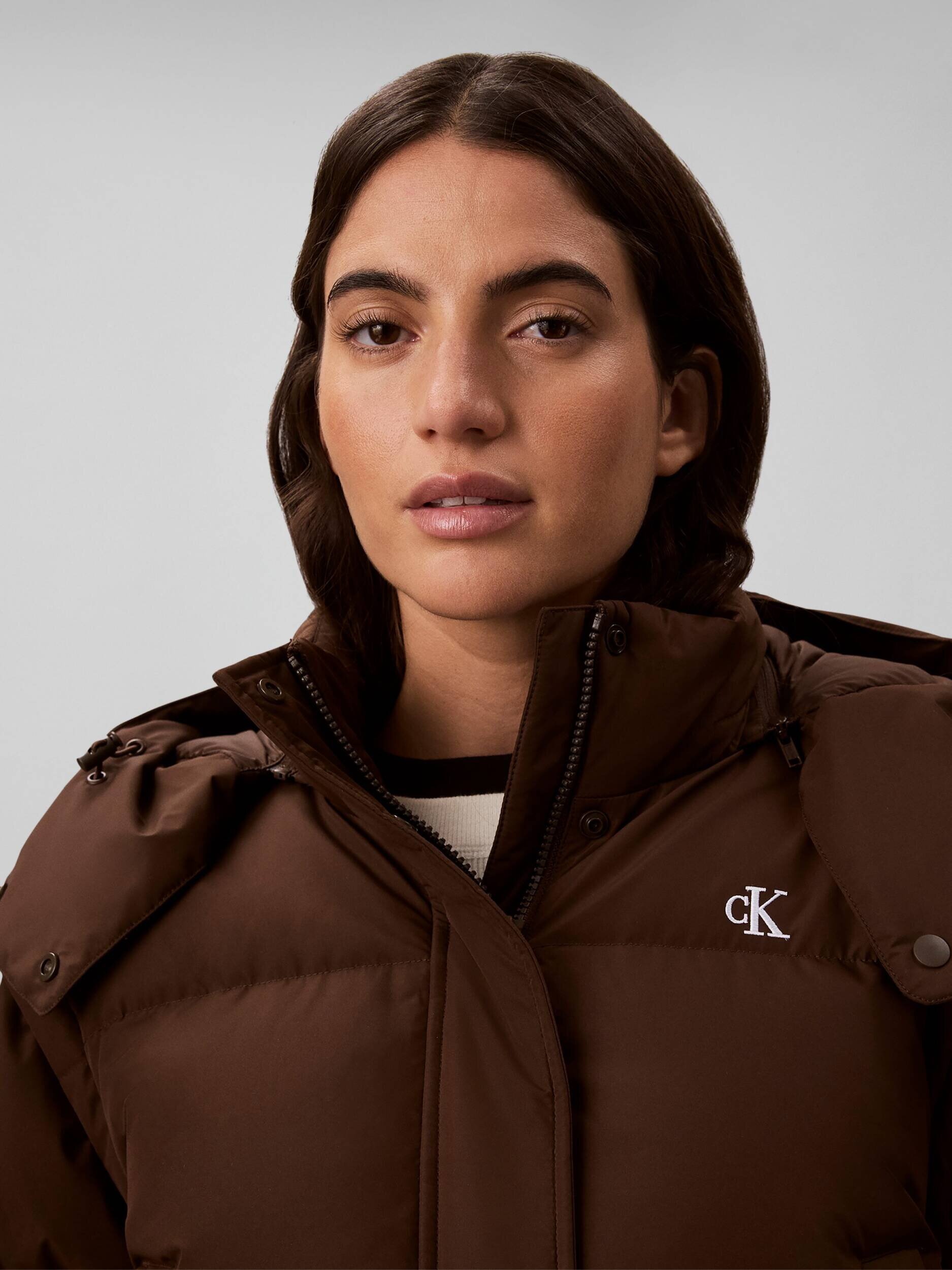 Calvin Klein Jeans Geacă de puf 2w1 | Cropped Fit