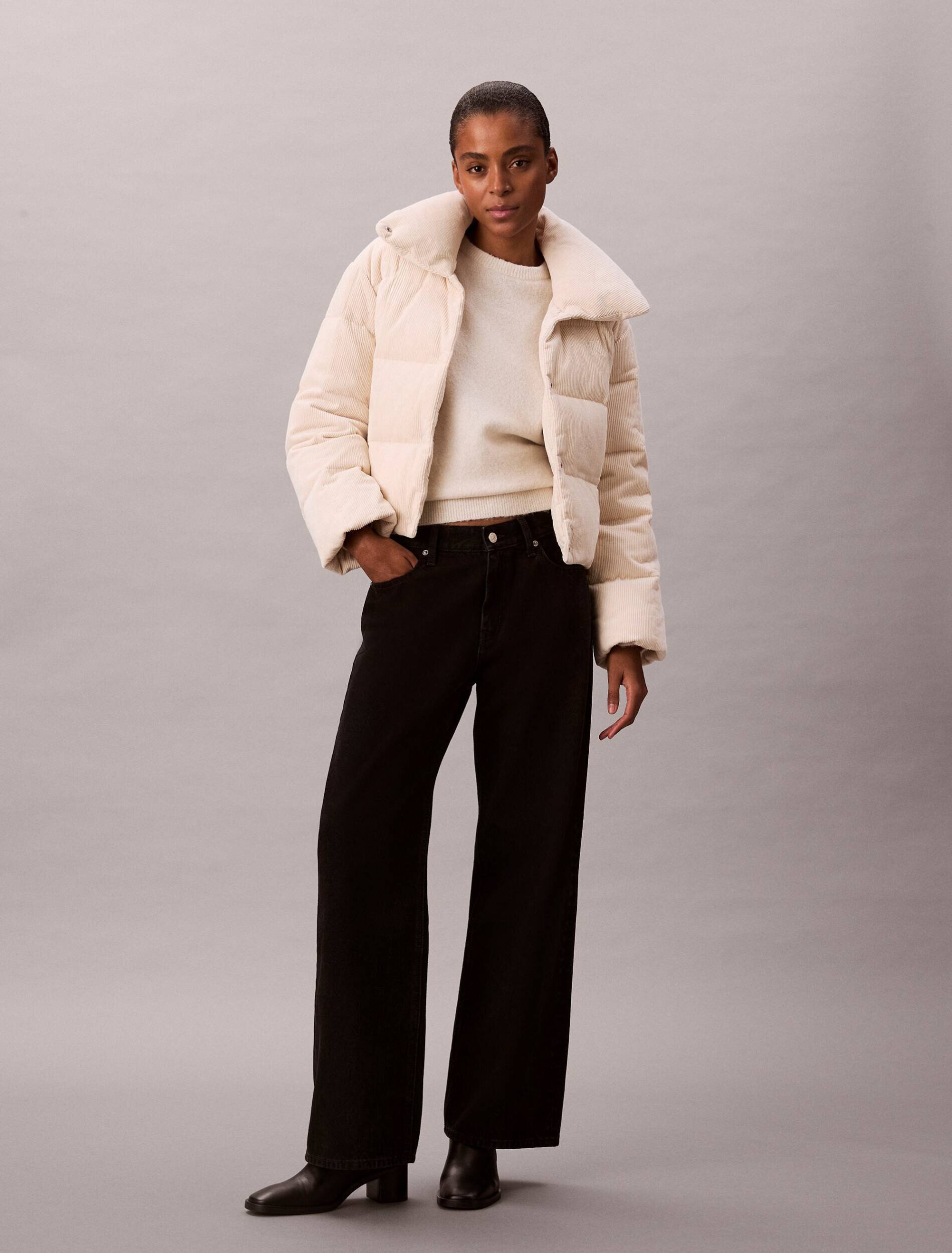 Calvin Klein Jeans Geacă de puf | Relaxed fit | catifea reiată