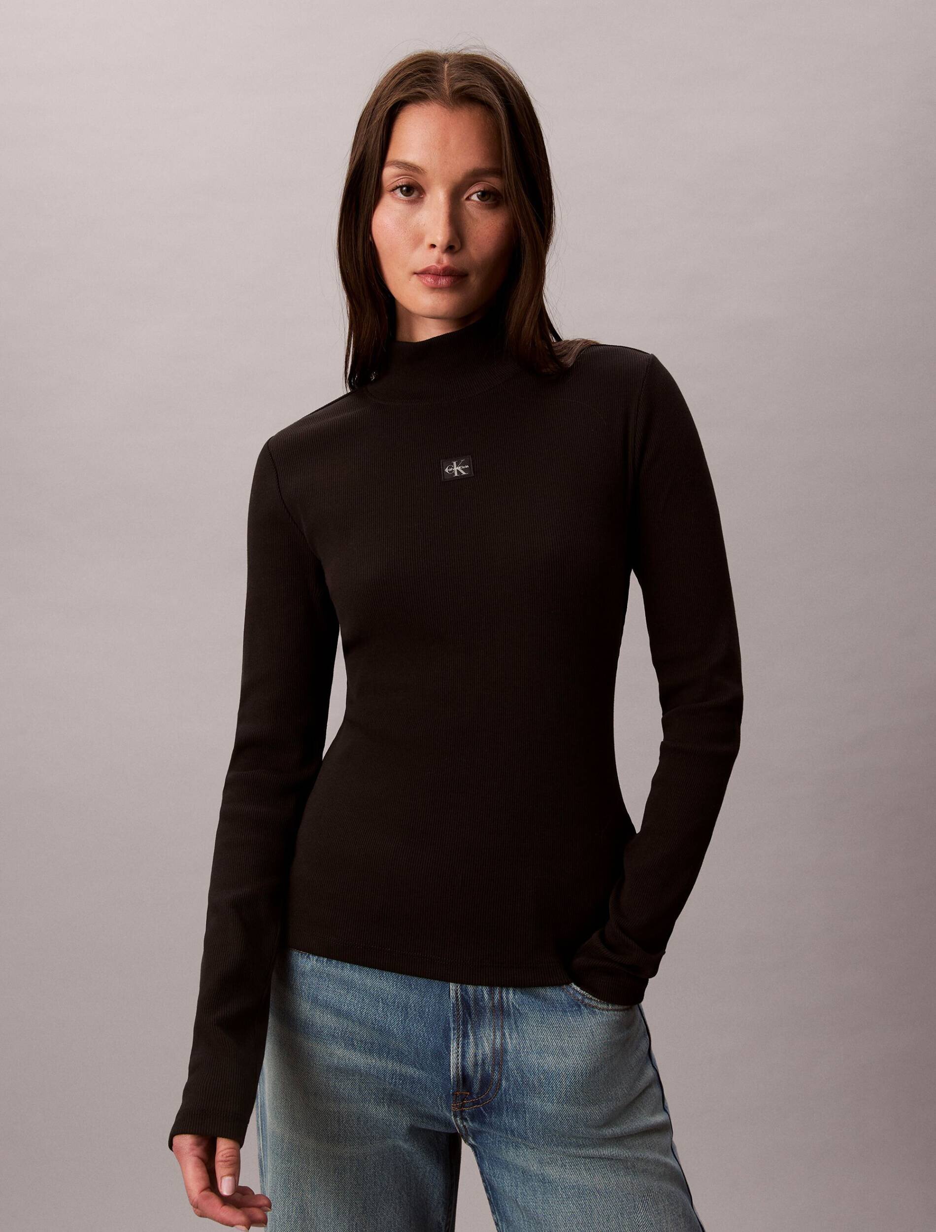 Calvin Klein Jeans Guler înalt | Slim Fit