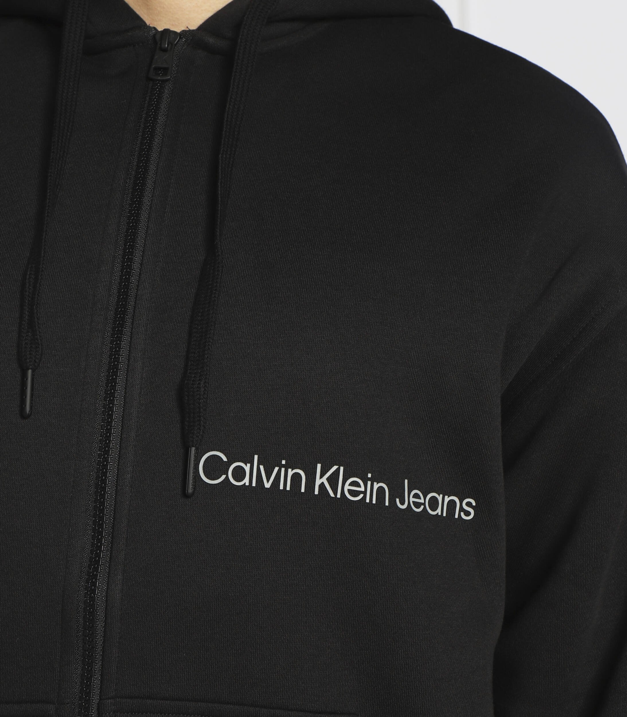 Calvin Klein Jeans Hanorac OFF PLACED INSTIT ZIP-THROUGH | Regular Fit