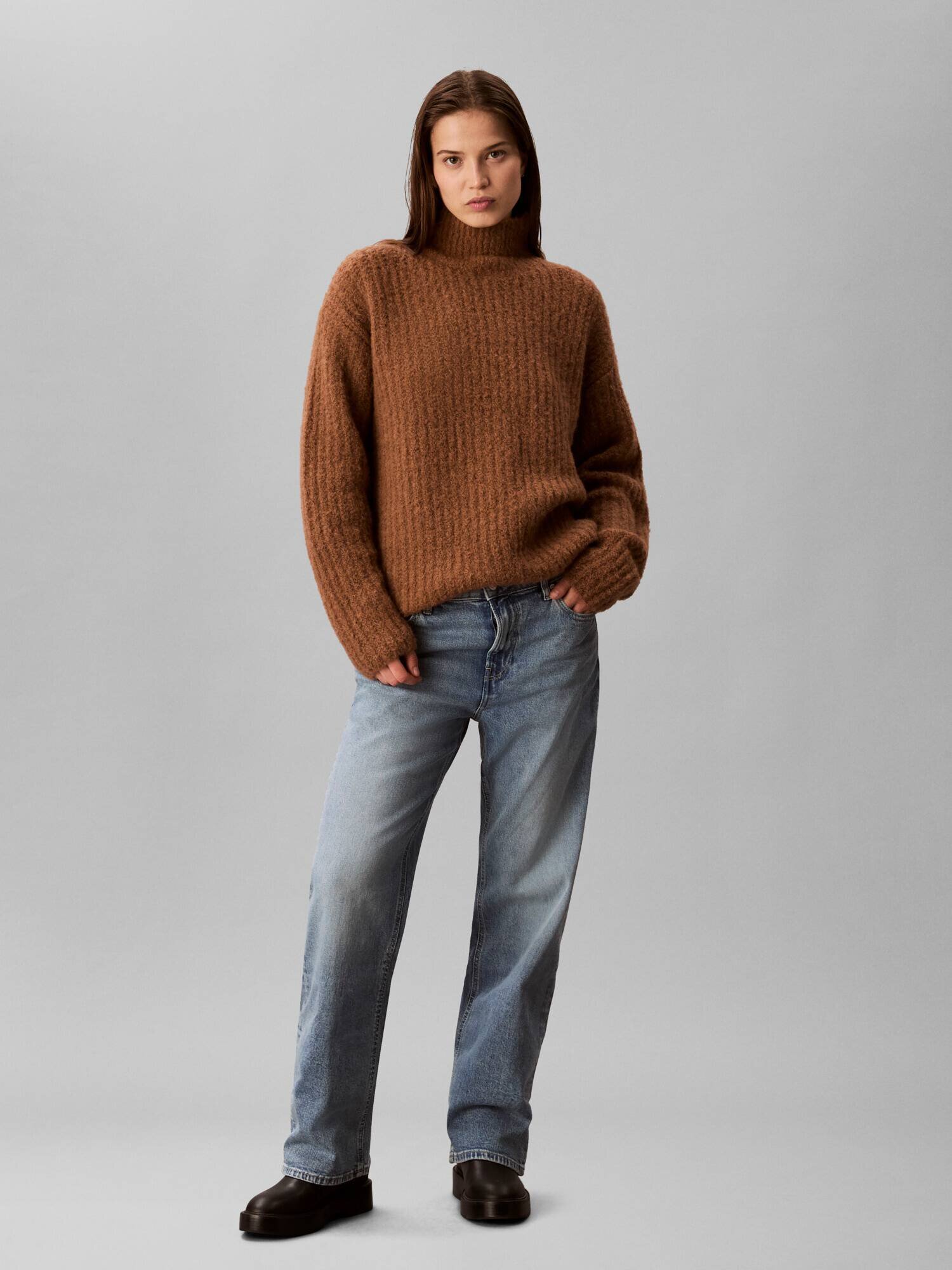 Calvin Klein Jeans Maletă | Relaxed fit cu adaos de lână