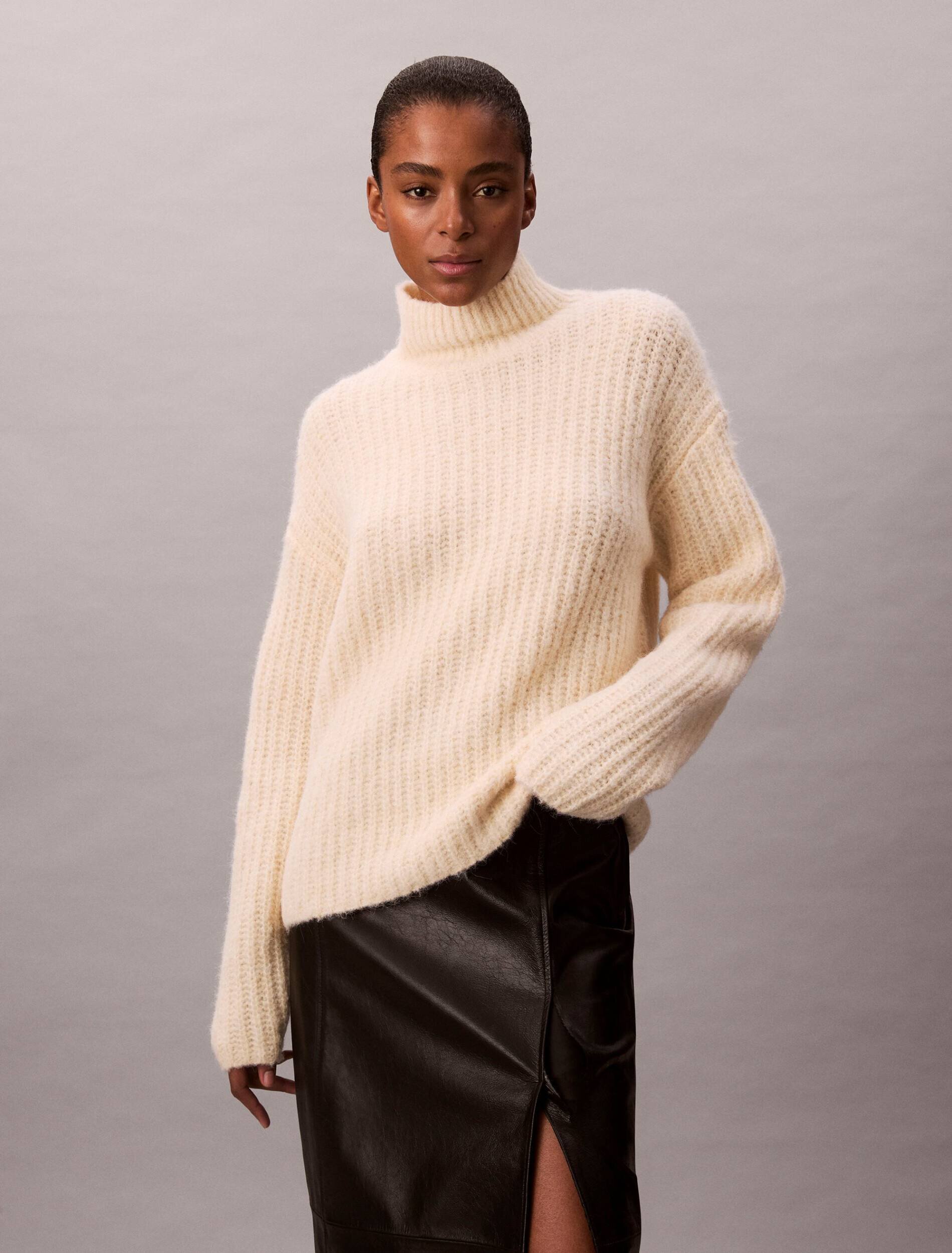 Calvin Klein Jeans Maletă | Relaxed fit cu adaos de lână