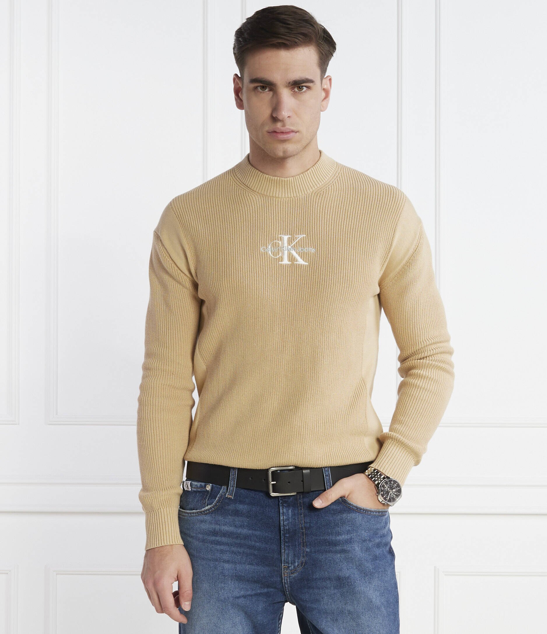 Calvin Klein Jeans Pulover | Slim Fit