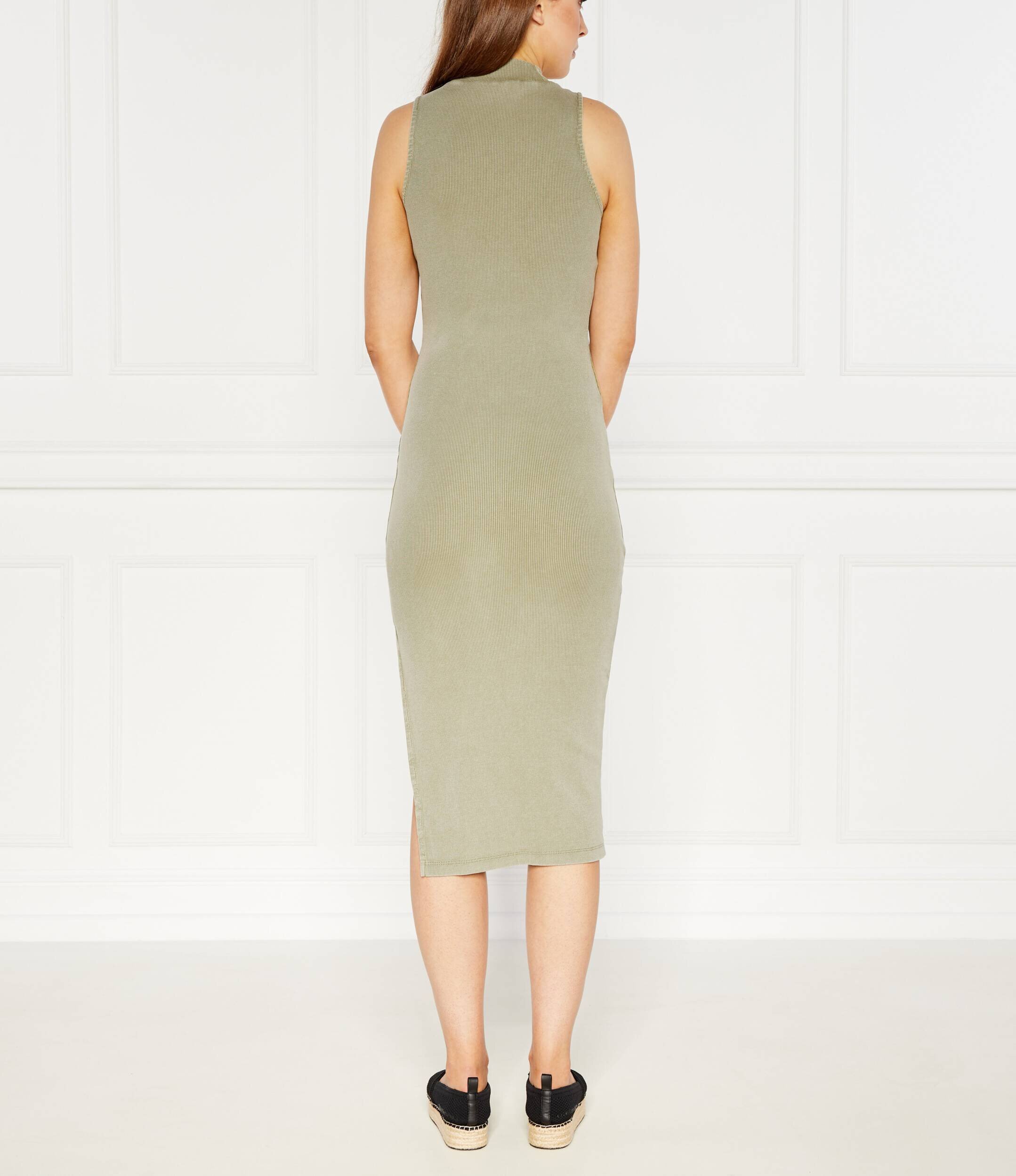 Calvin Klein Jeans Rochie WASHED RIB LABEL