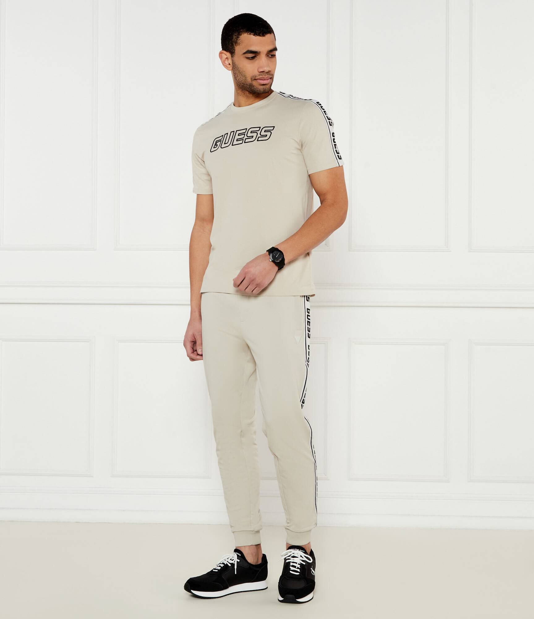 Calvin Klein Jeans Sneakers Retro Sock Runner cu adaos de piele