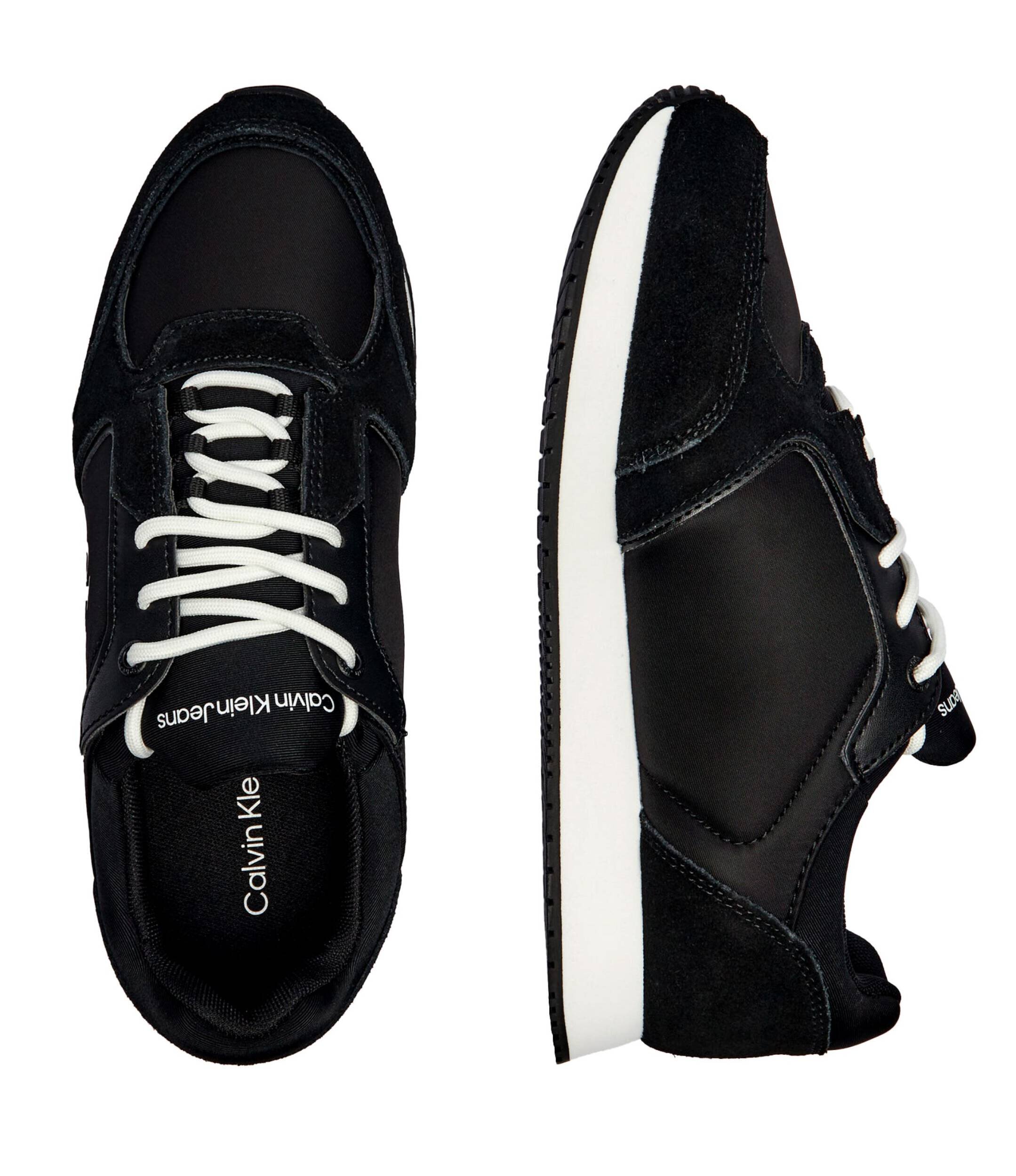 Calvin Klein Jeans Sneakers Retro Sock Runner cu adaos de piele